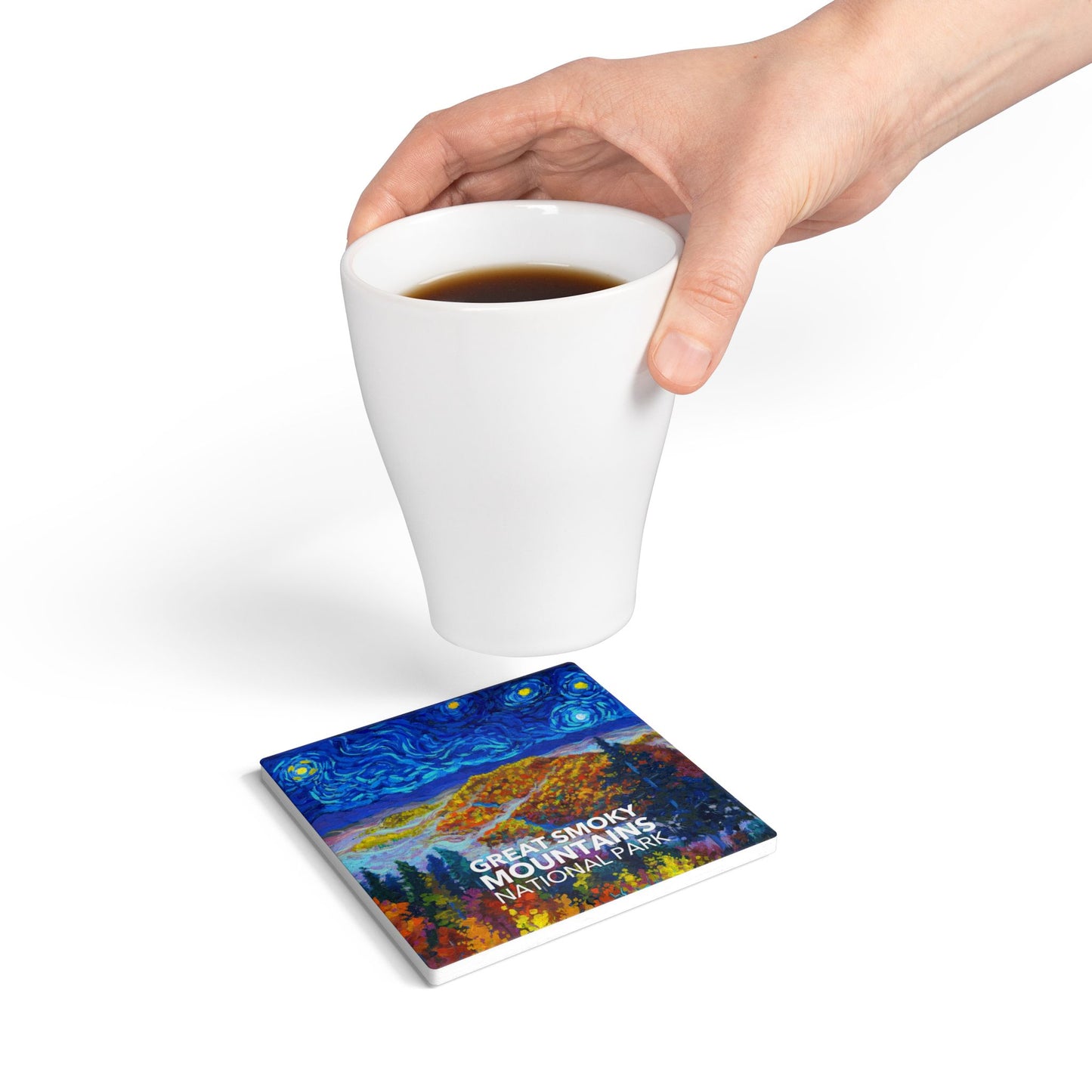 Great Smoky Mountains National Park Coaster - The Starry Night Fall