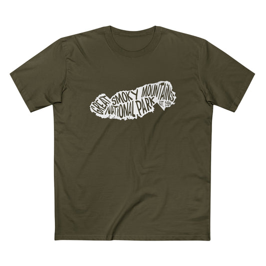 Great Smoky Mountains National Park T-Shirt - Map