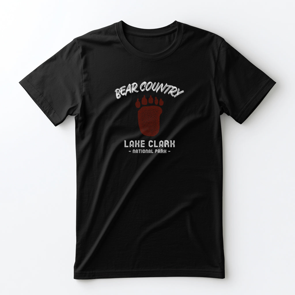 Lake Clark National Park T-Shirt - Bear Country in Black
