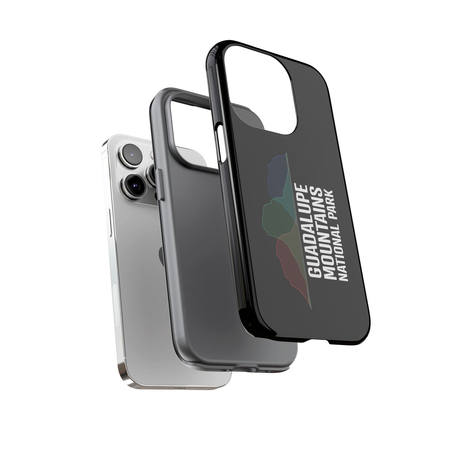 Guadalupe Mountains National Park Phone Case - Histogram Design