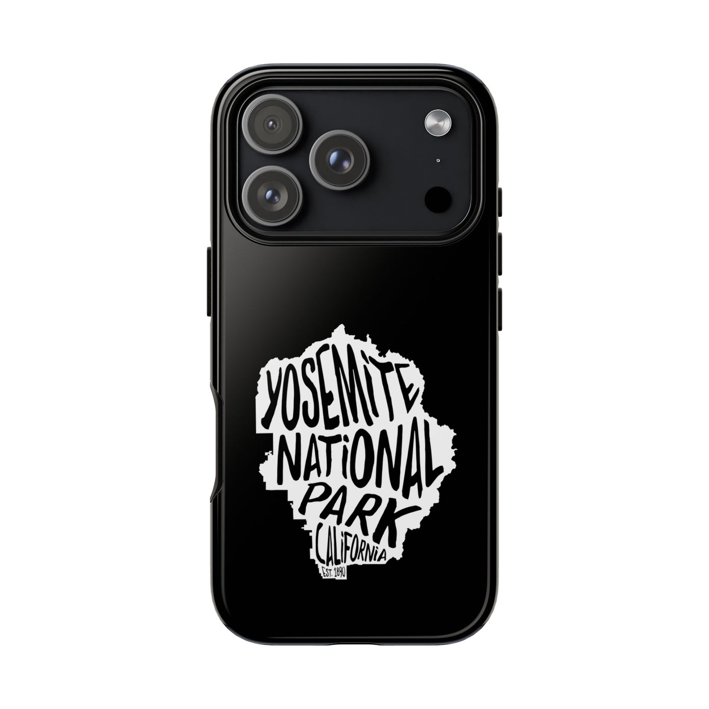Yosemite National Park Phone Case - Map Design