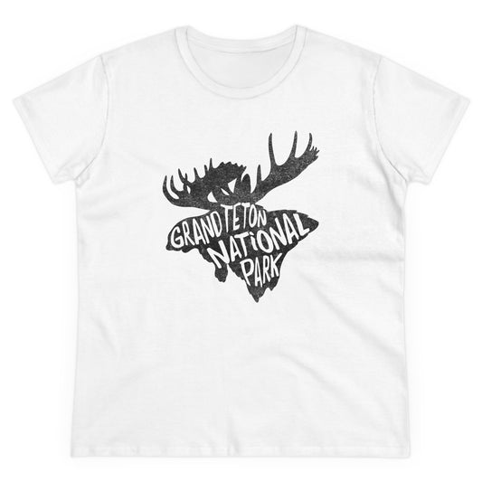 Grand Teton National Park Women's T-Shirt - Moose
