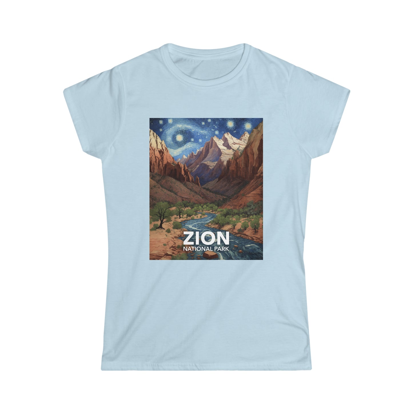 Zion National Park T-Shirt - Women's Starry Night