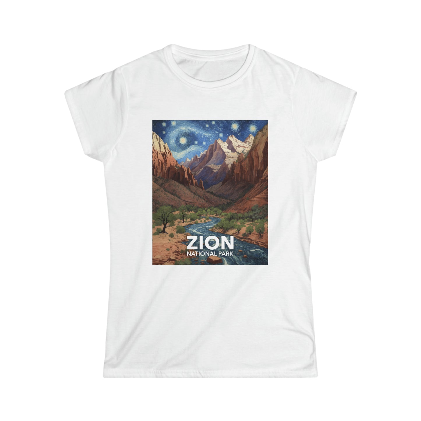 Zion National Park T-Shirt - Women's Starry Night