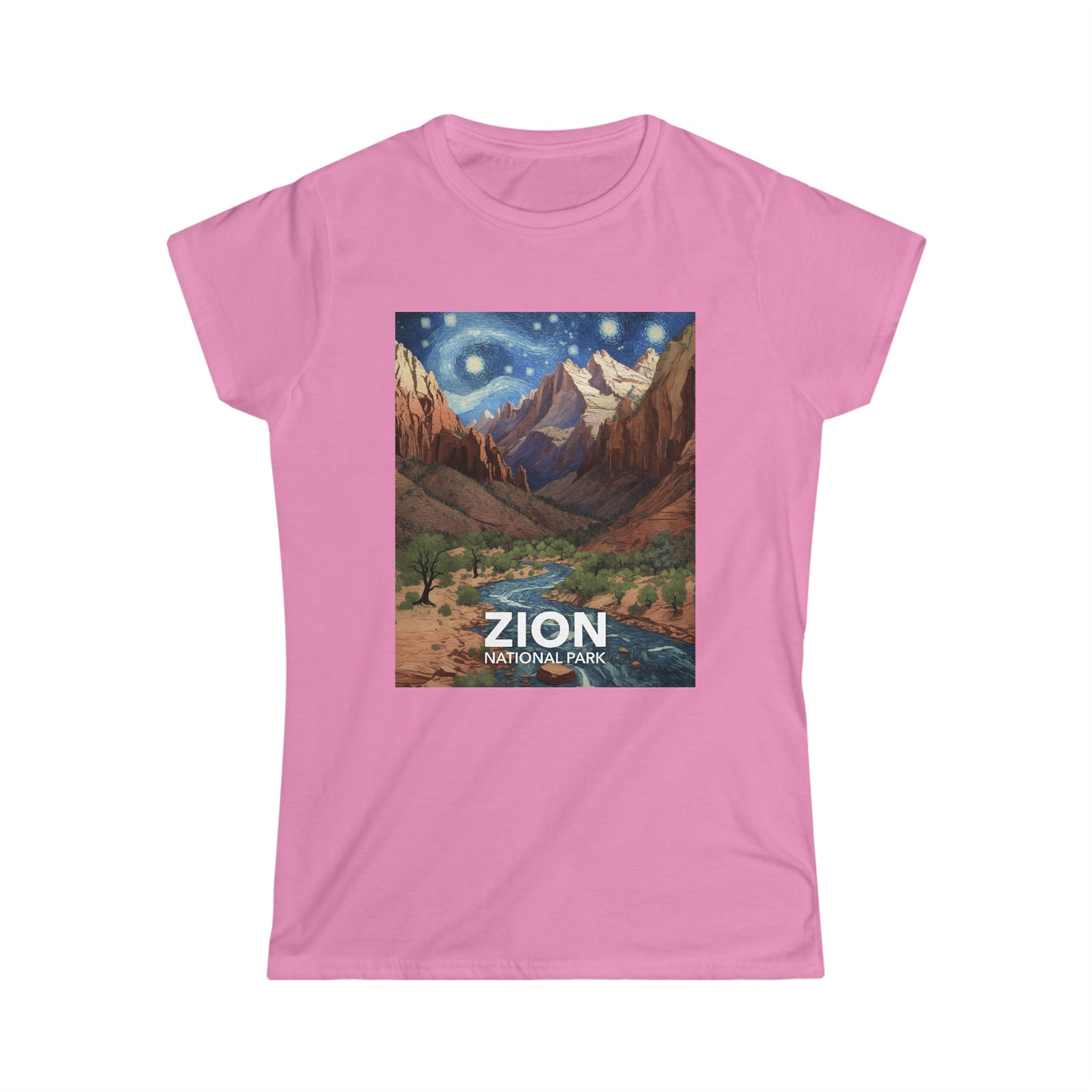 Zion National Park T-Shirt - Women's Starry Night