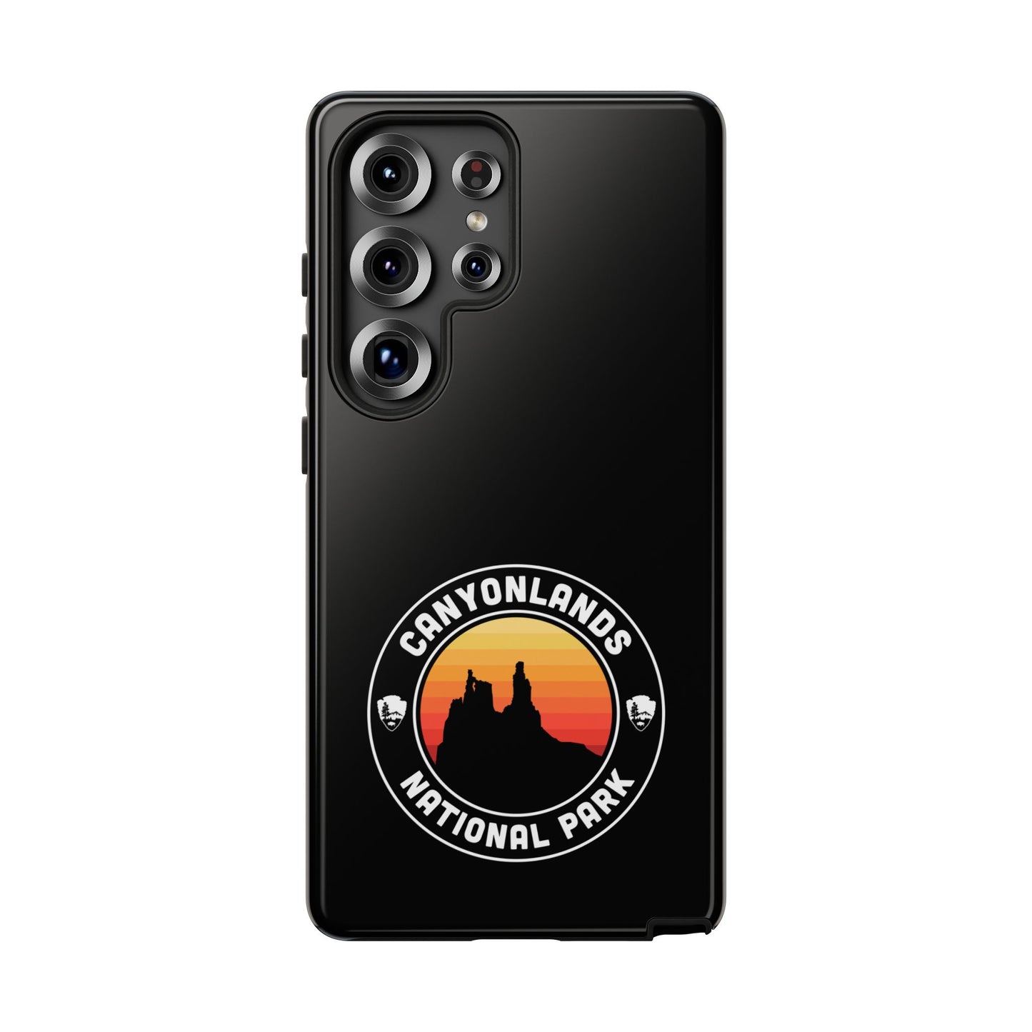 Canyonlands National Park Phone Case - Round Emblem Design