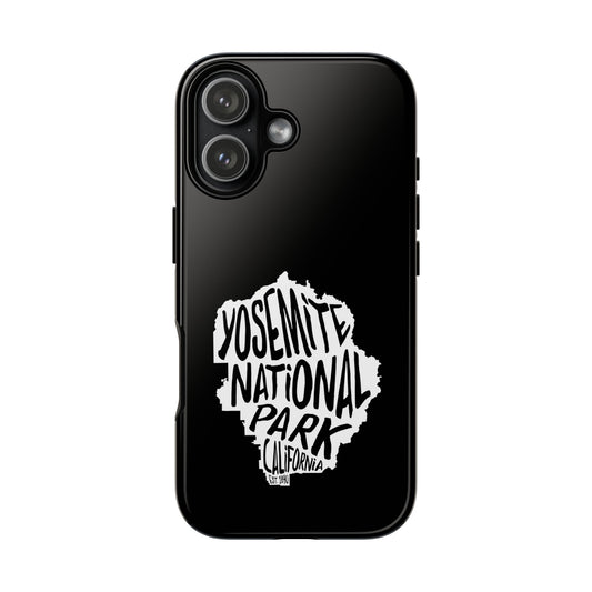 Yosemite National Park Phone Case - Map Design