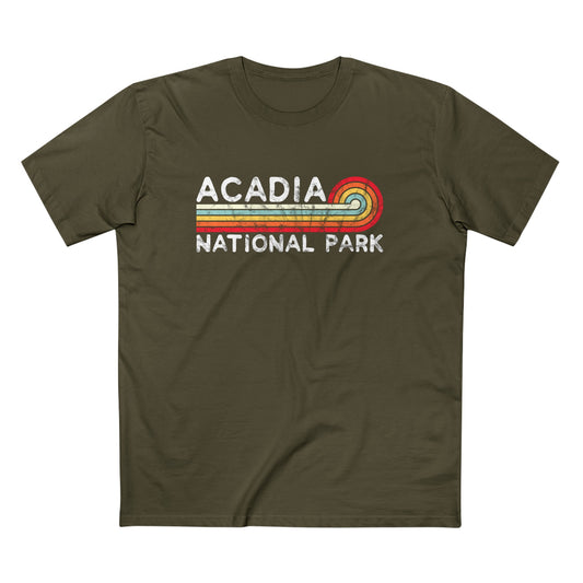 Acadia National Park T-Shirt - Vintage Stretched Sunrise