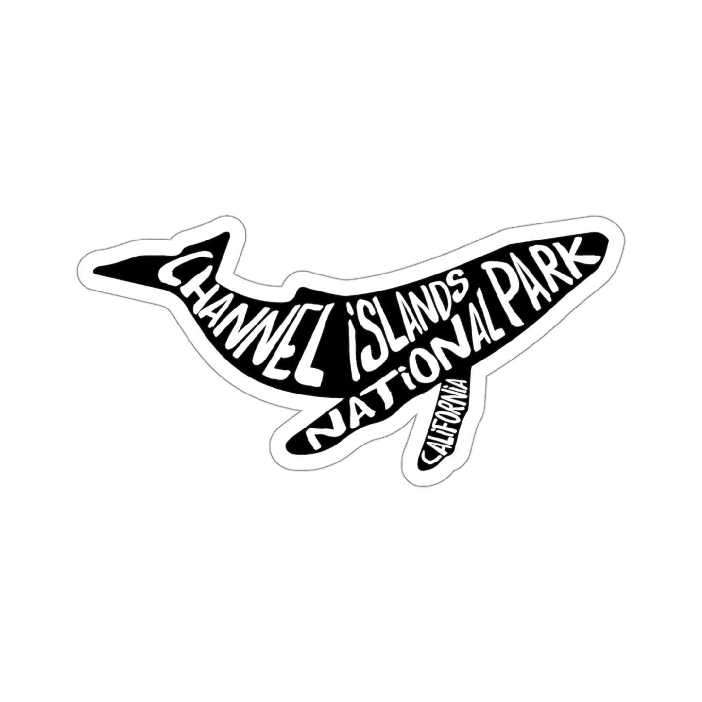 Channel Islands National Park Sticker - Humpback Whale