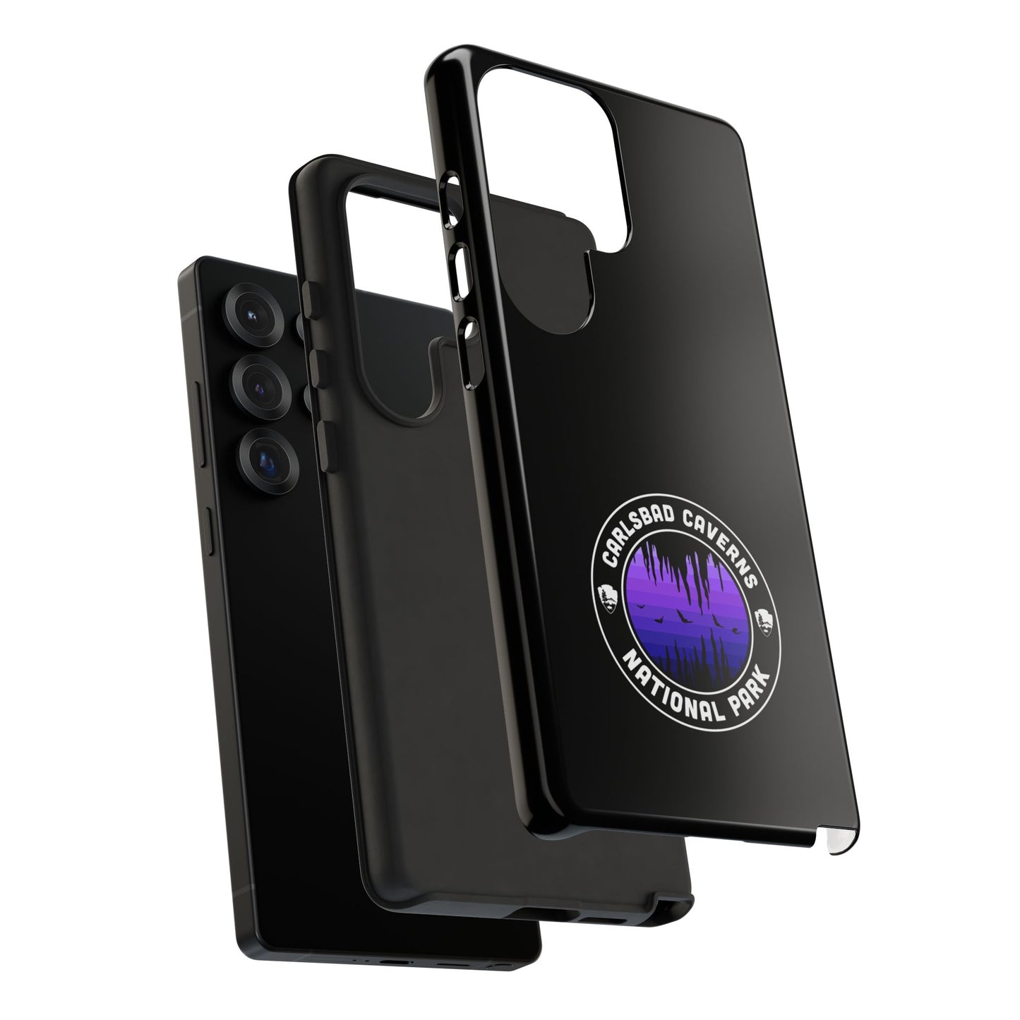 Carlsbad Caverns National Park Phone Case - Round Emblem Design