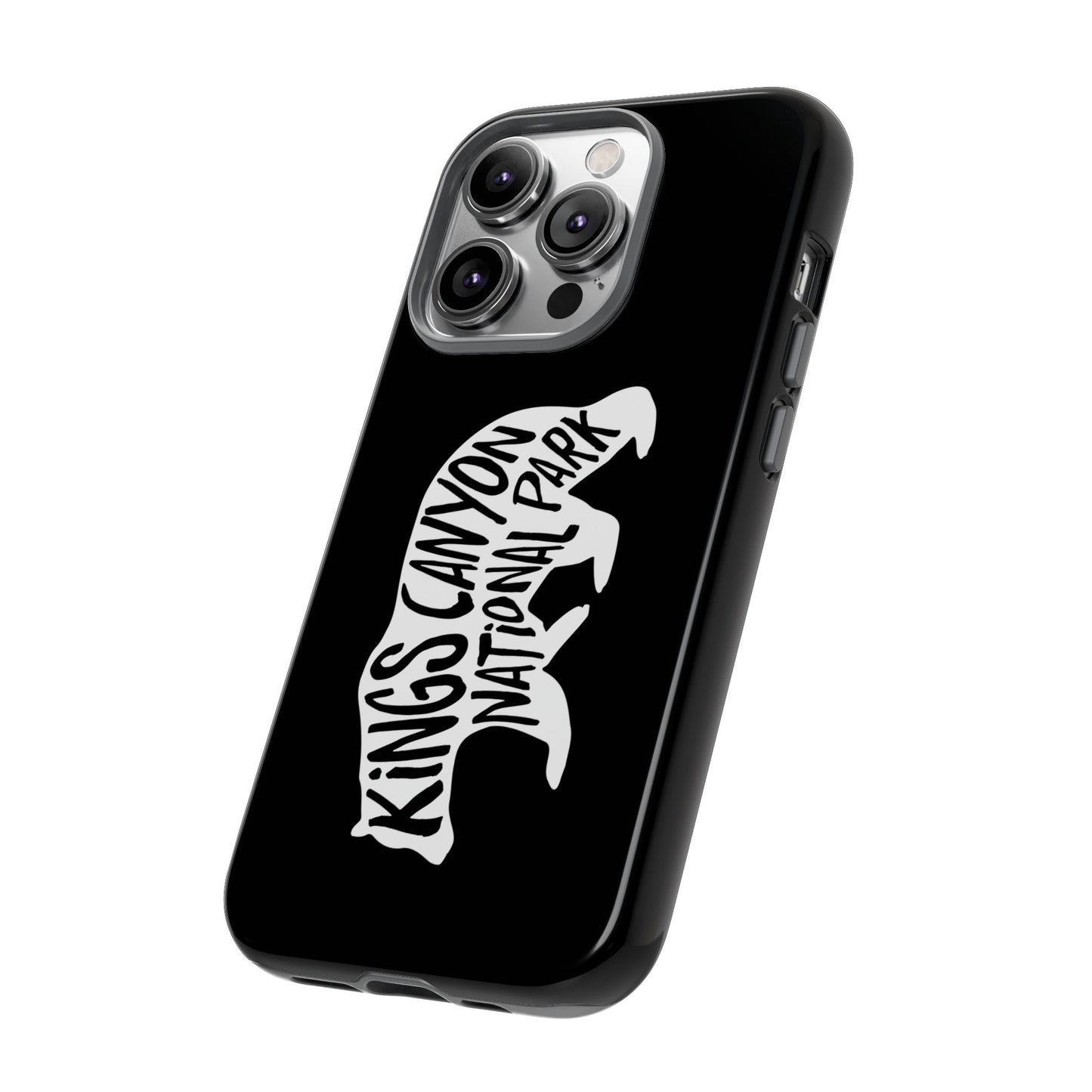 Kings Canyon National Park Phone Case - Black Bear Design