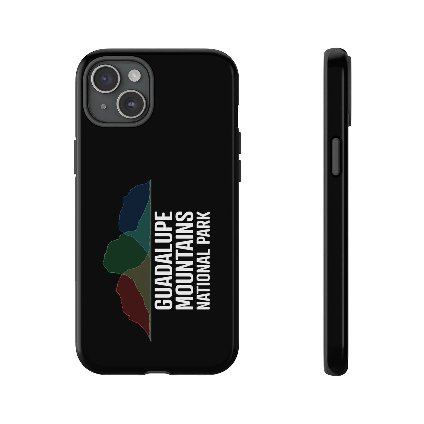 Guadalupe Mountains National Park Phone Case - Histogram Design