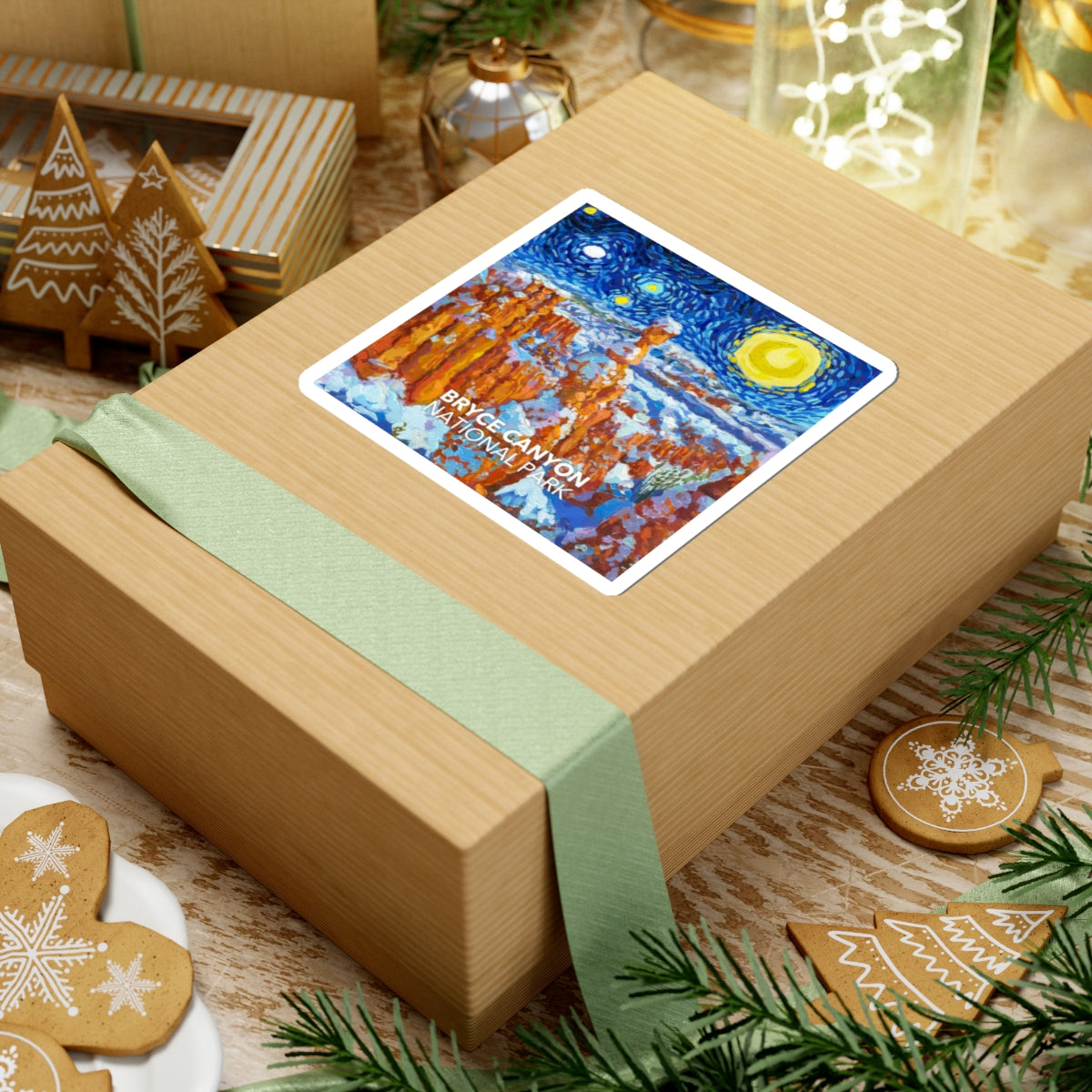 Bryce Canyon National Park Sticker - The Starry Night