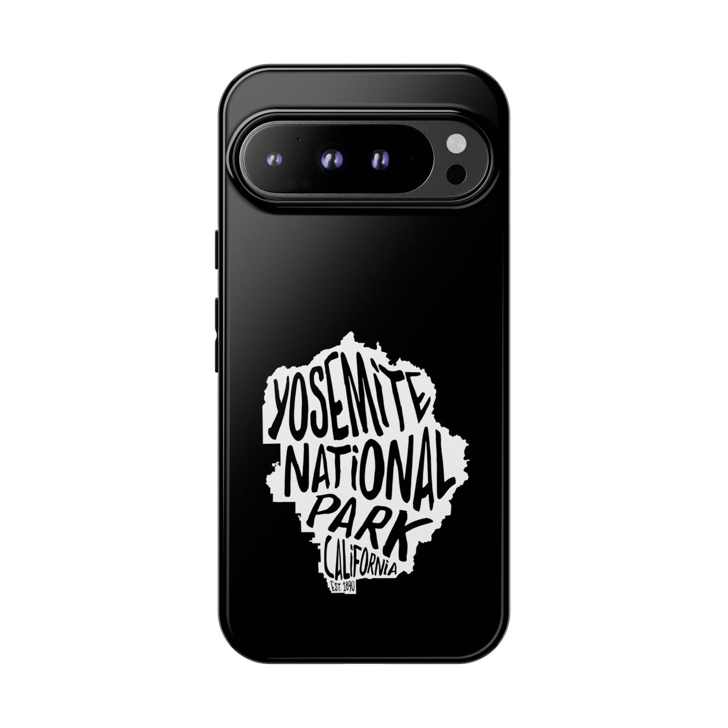 Yosemite National Park Phone Case - Map Design