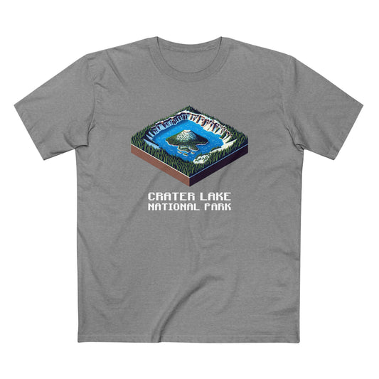 Crater Lake National Park T-Shirt - Isometric Design