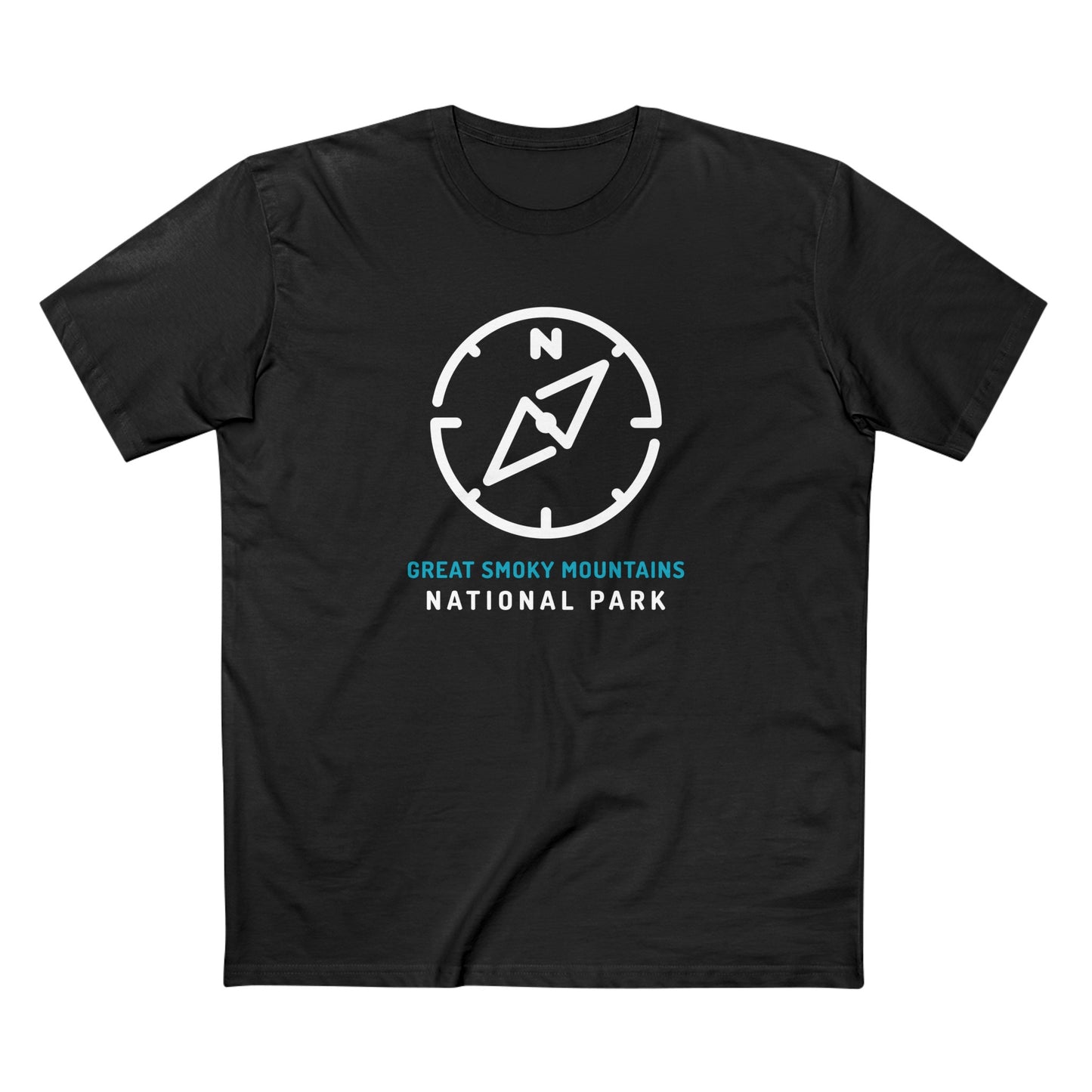 Great Smoky Mountains National Park T-Shirt Compass Design