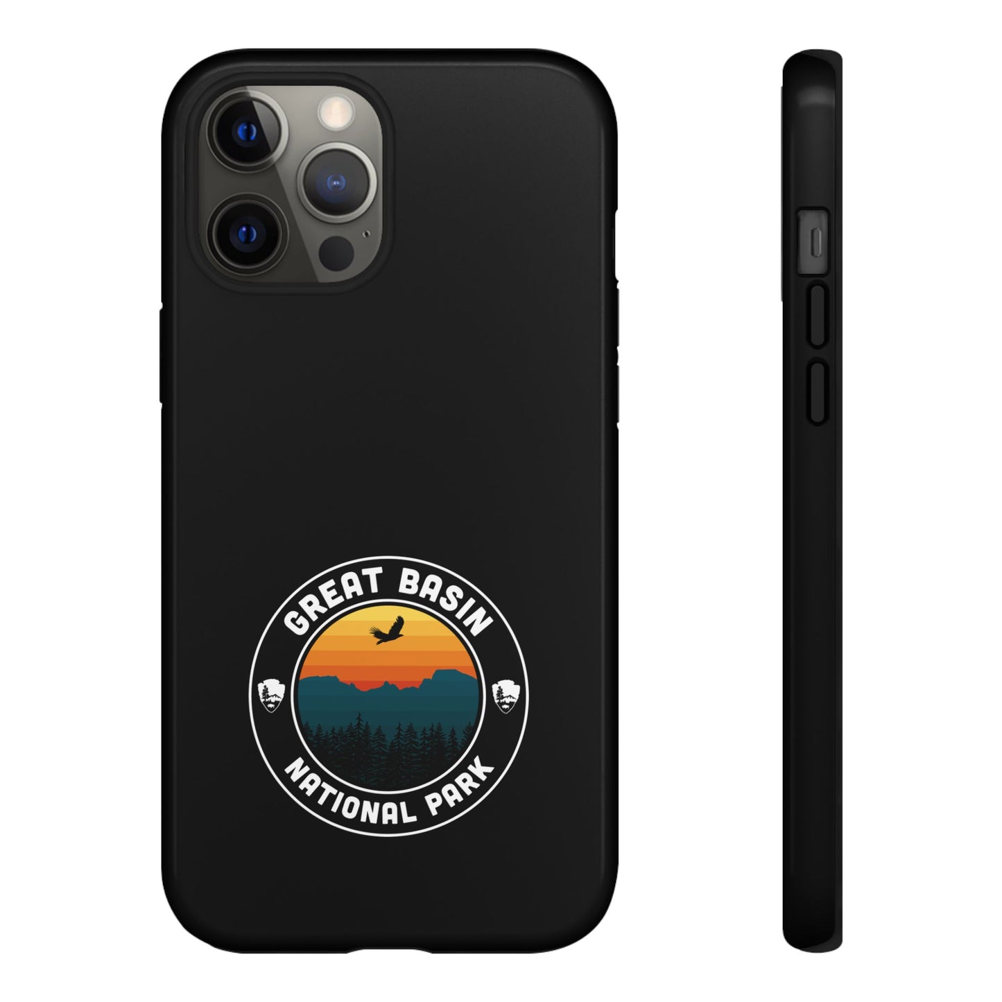Great Basin National Park iPhone Case - Round Emblem Design