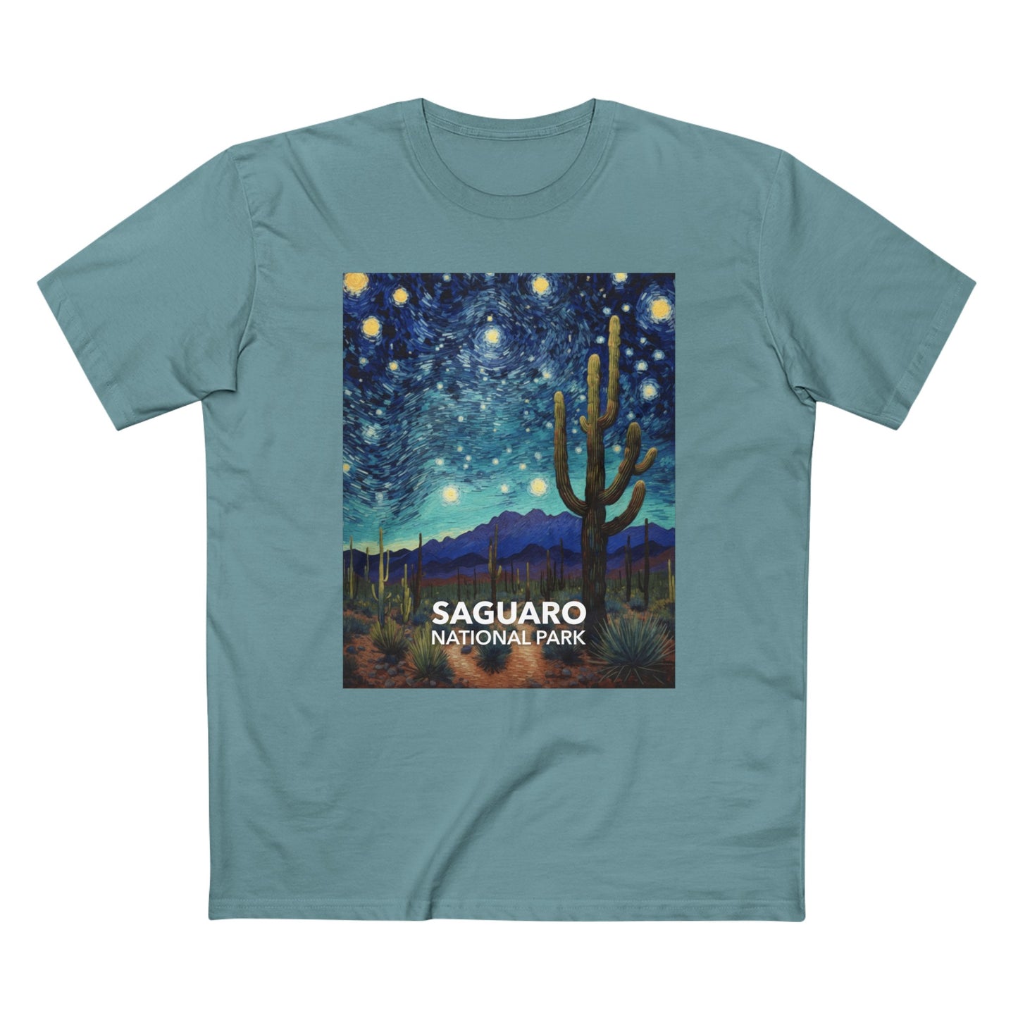Saguaro National Park T-Shirt - The Starry Night