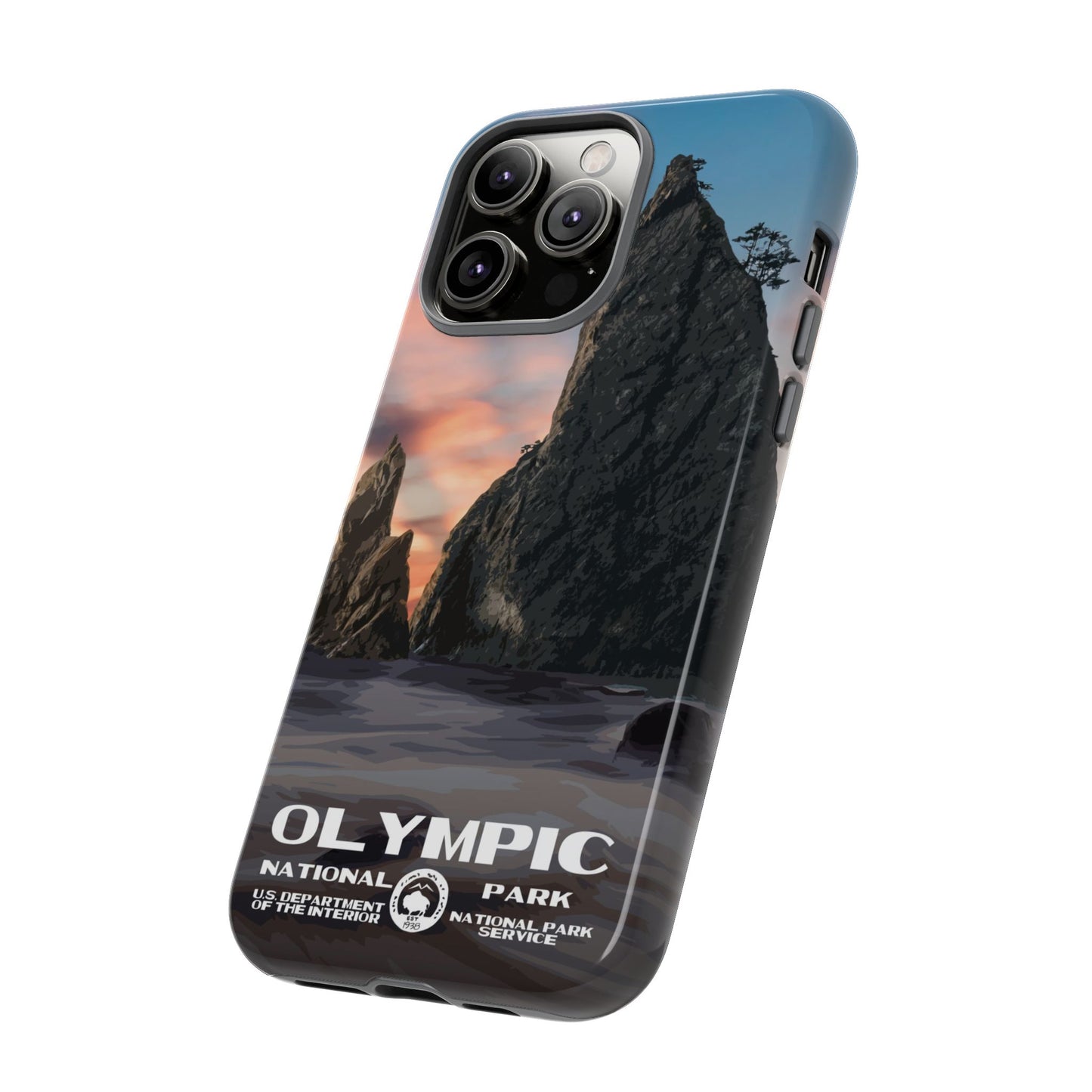 Olympic National Park Phone Case - WPA Style
