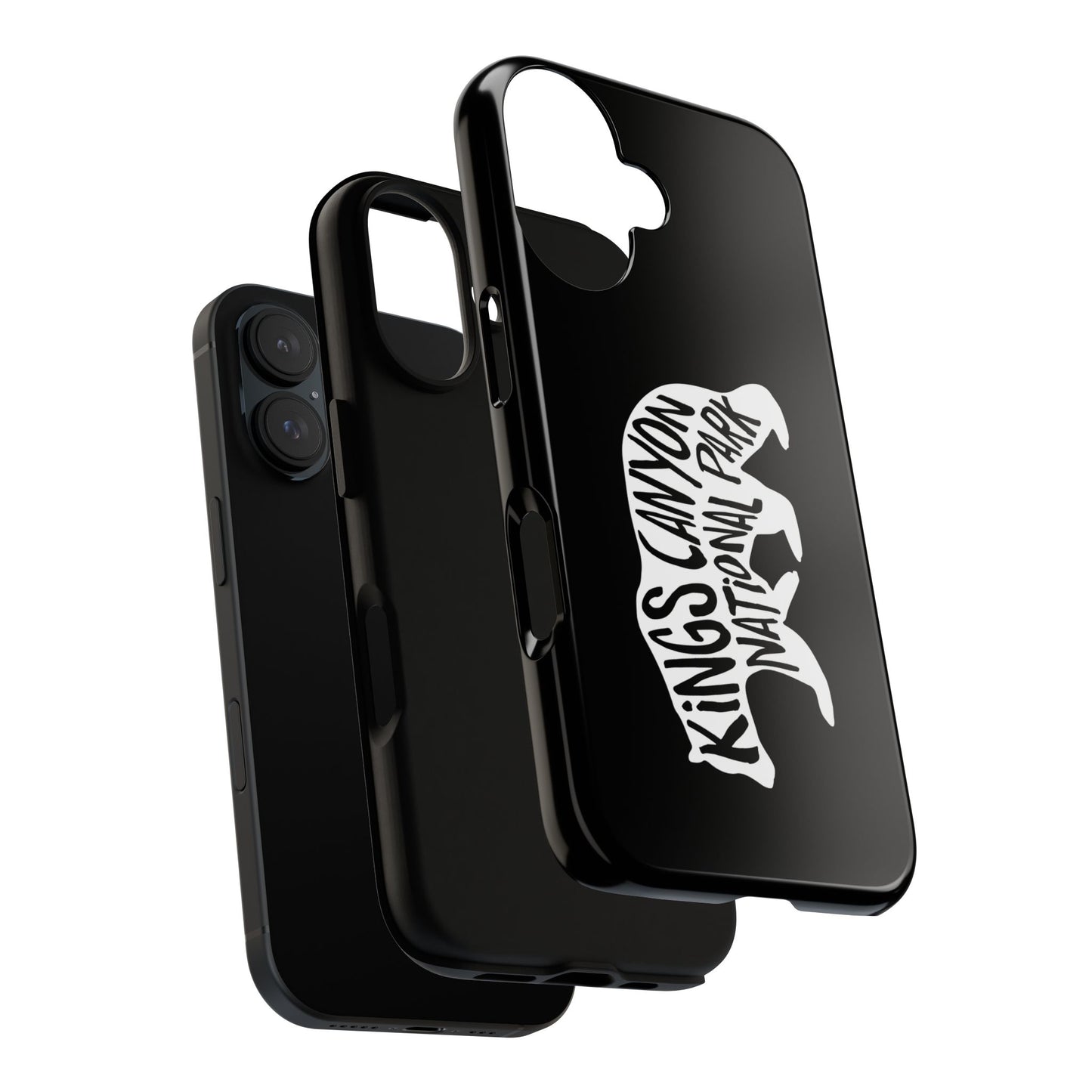 Kings Canyon National Park Phone Case - Black Bear Design