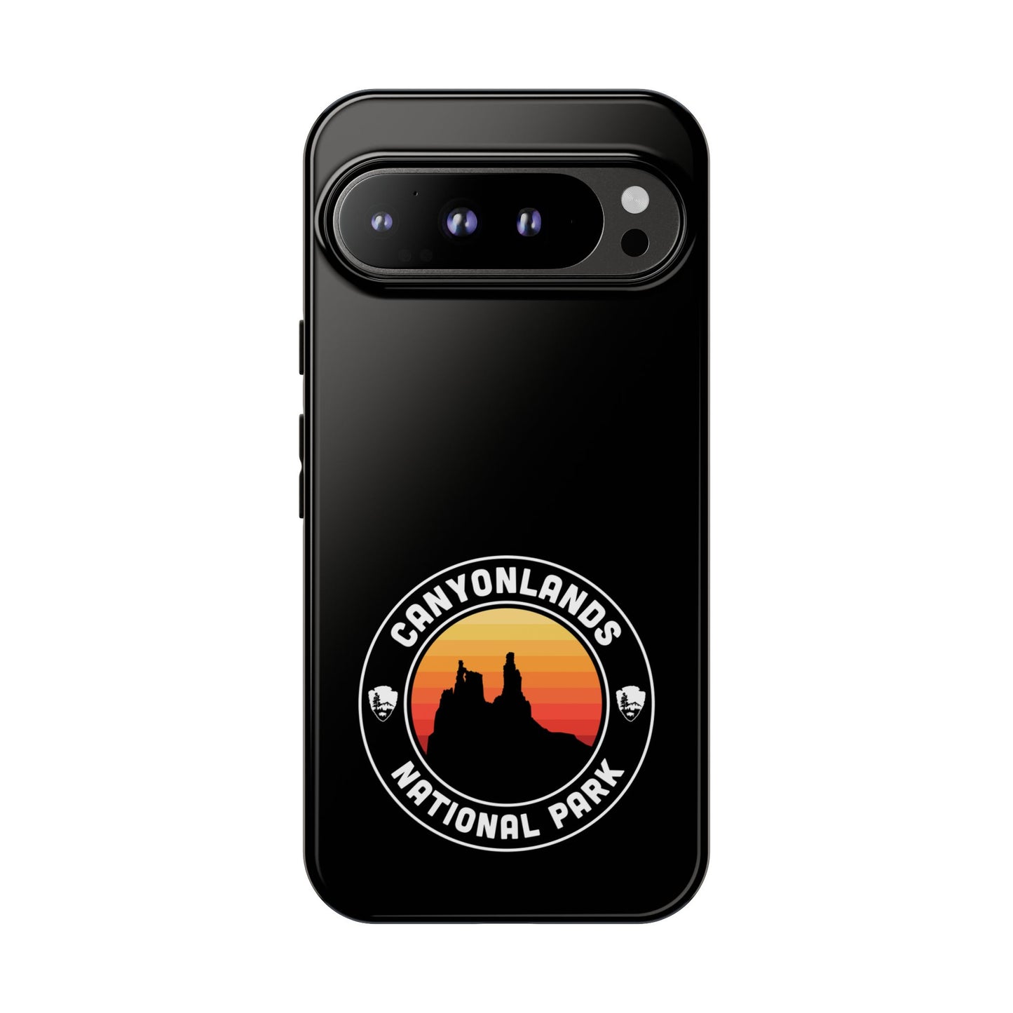 Canyonlands National Park Phone Case - Round Emblem Design