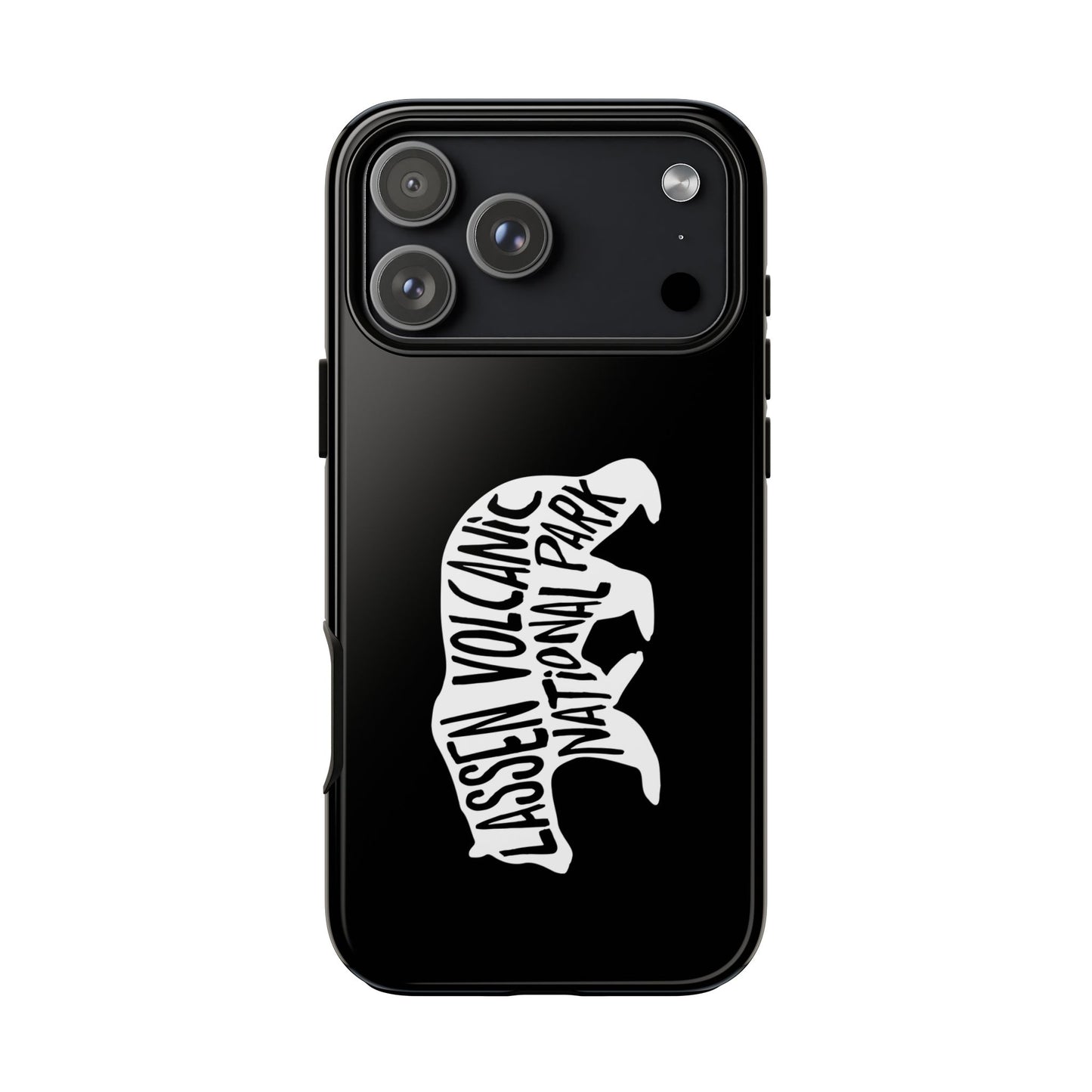 Lassen Volcanic National Park Phone Case - Black Bear Design