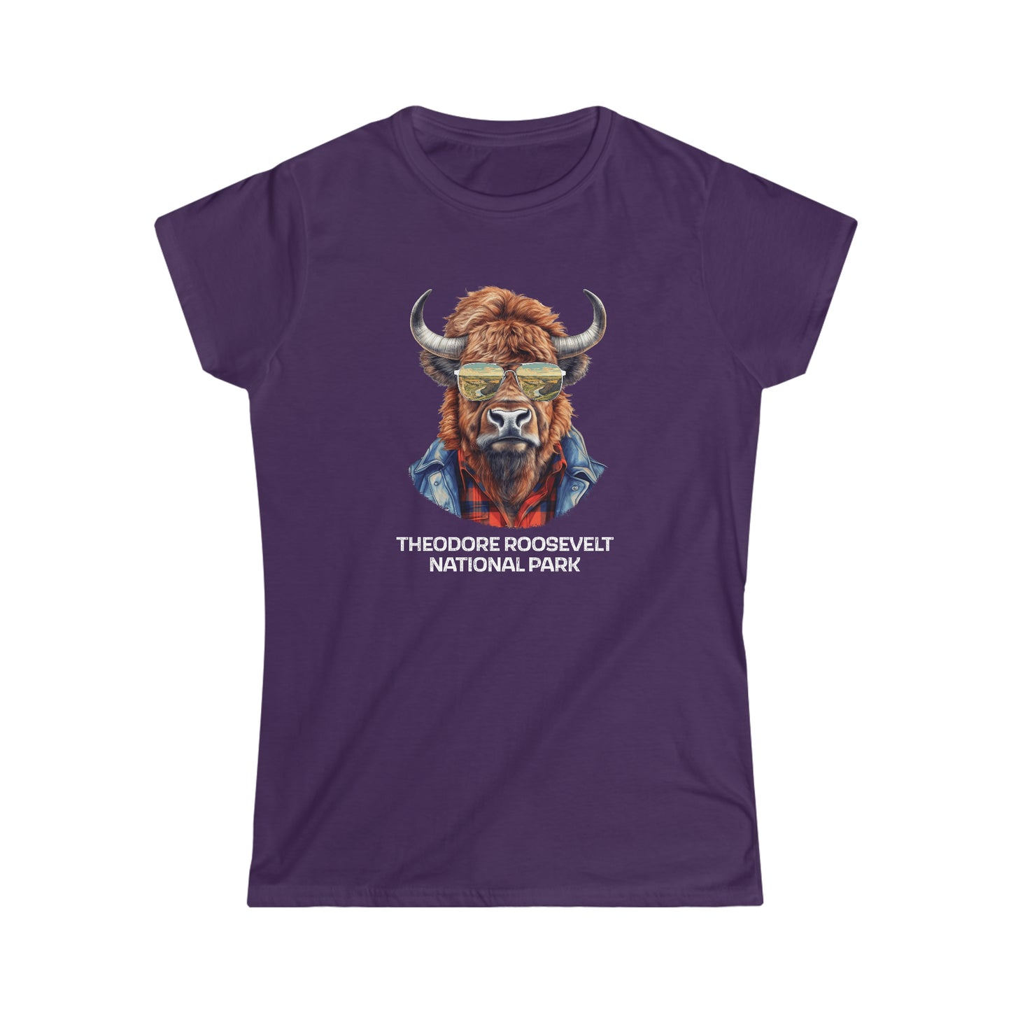 Theodore Roosevelt National Park Women's T-Shirt - Cool Bison