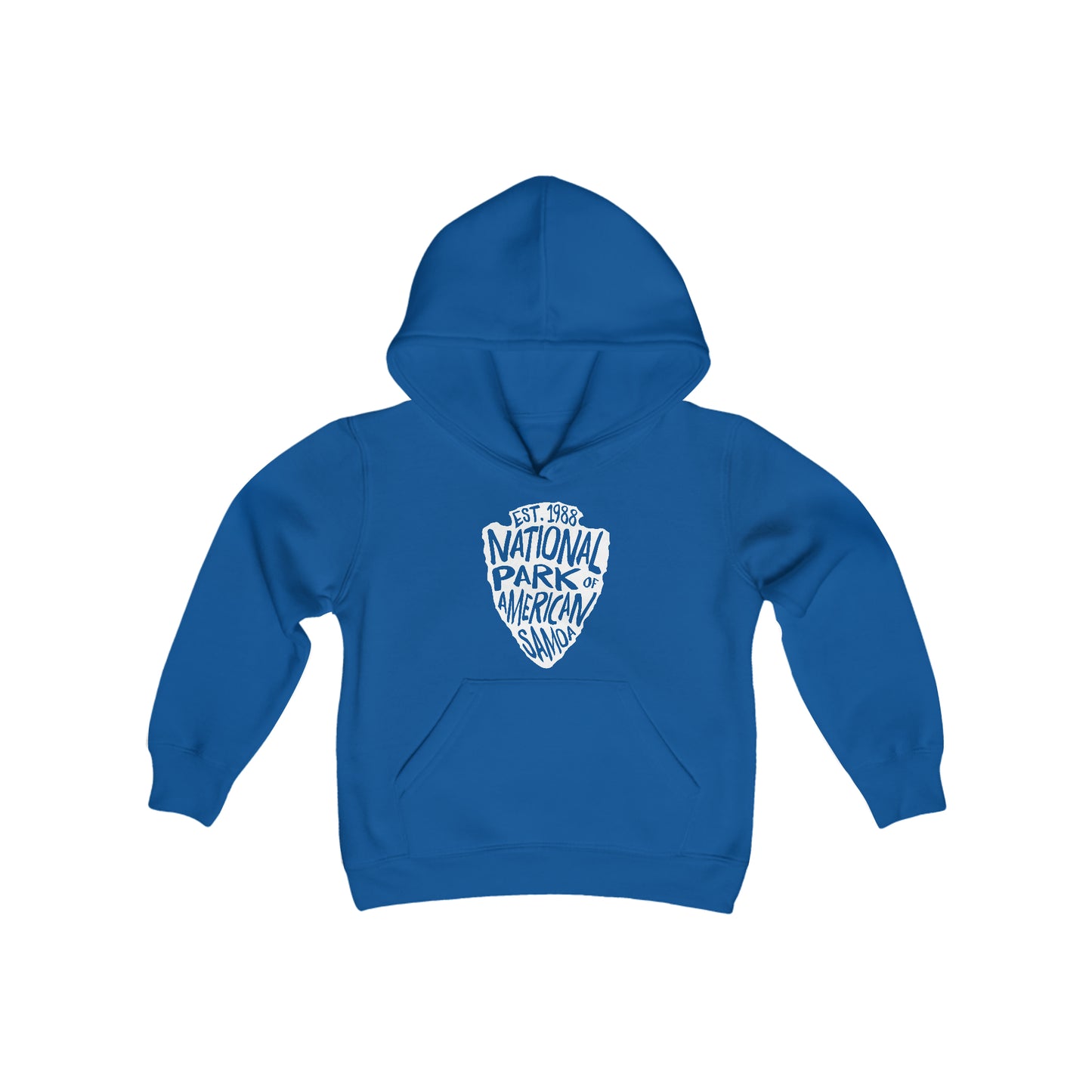 National Park of American Samoa Kids hoodie showcasing a National Park Service arrowhead design