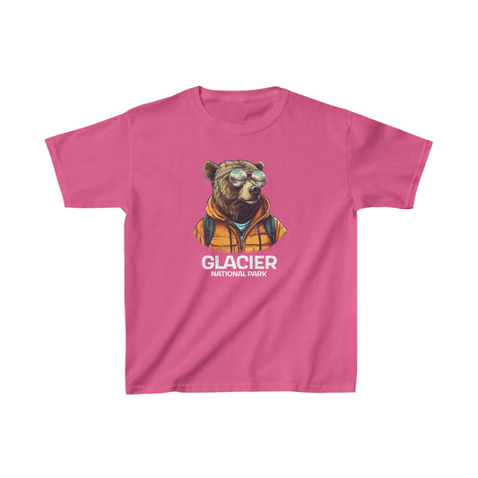 Glacier National Park Child T-Shirt - Cool Grizzly Bear