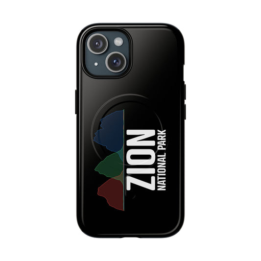 Zion National Park iPhone Case with MagSafe - Histogram Design