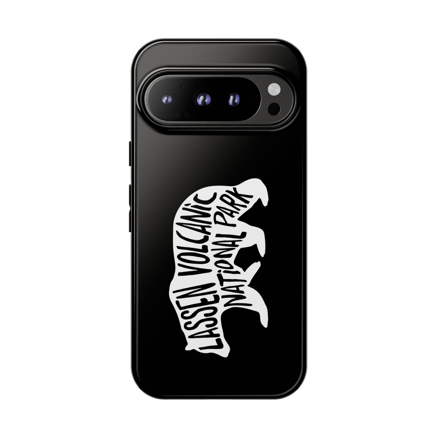 Lassen Volcanic National Park Phone Case - Black Bear Design