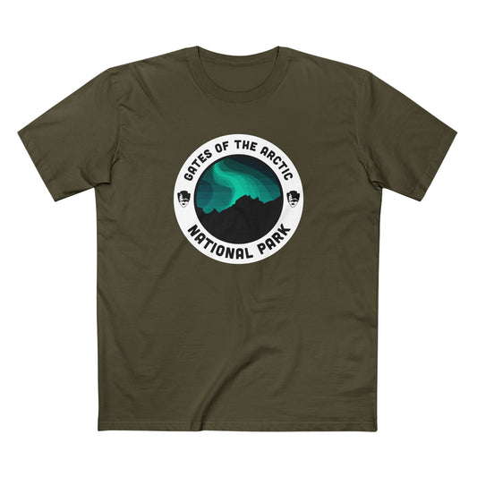 Gates of the Arctic National Park T-Shirt - Round Badge Design
