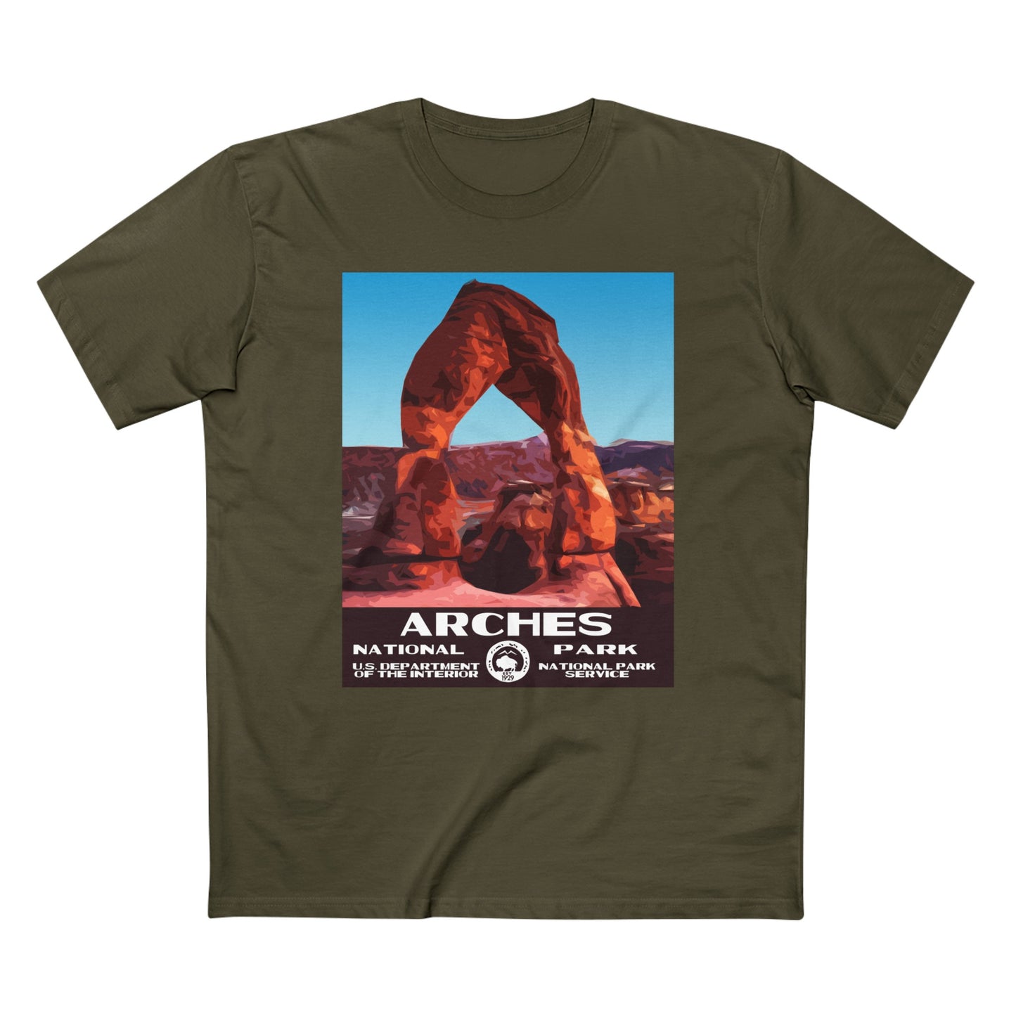 Arches Men's Cotton Crew T-Shirt