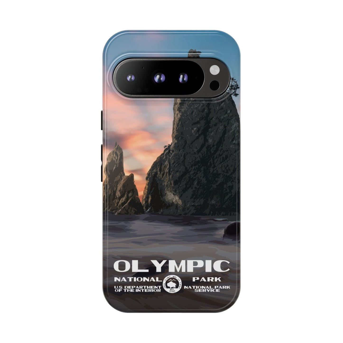 Olympic National Park Phone Case - WPA Style