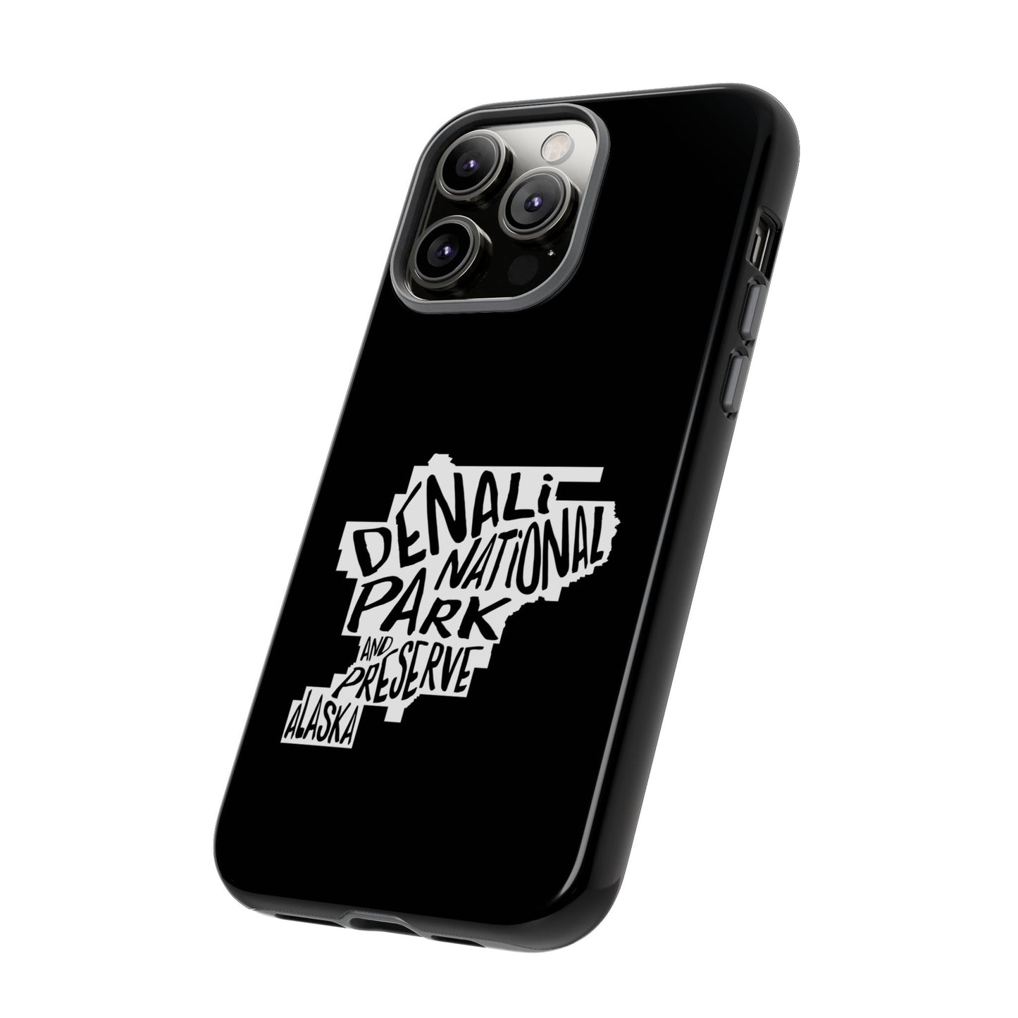 Denali National Park Phone Case - Map Design