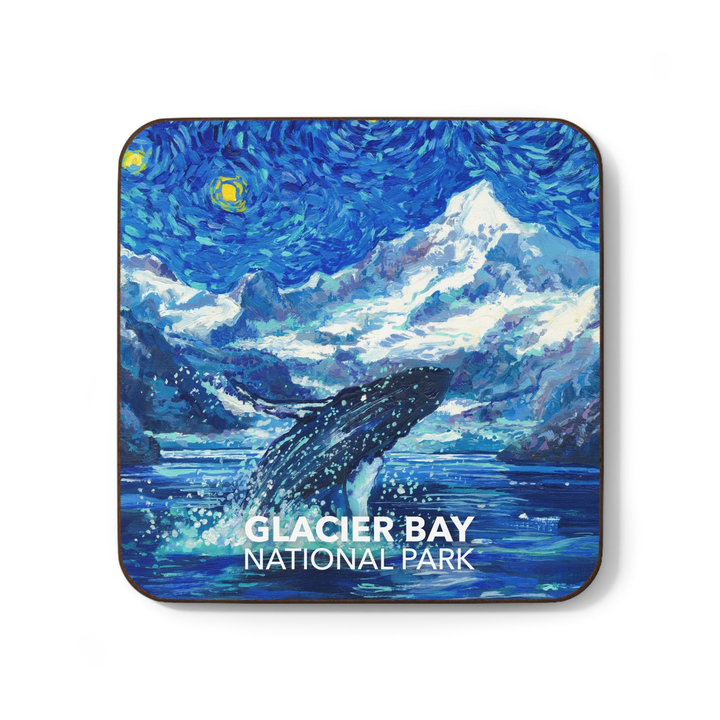 Glacier Bay National Park Coaster - The Starry Night