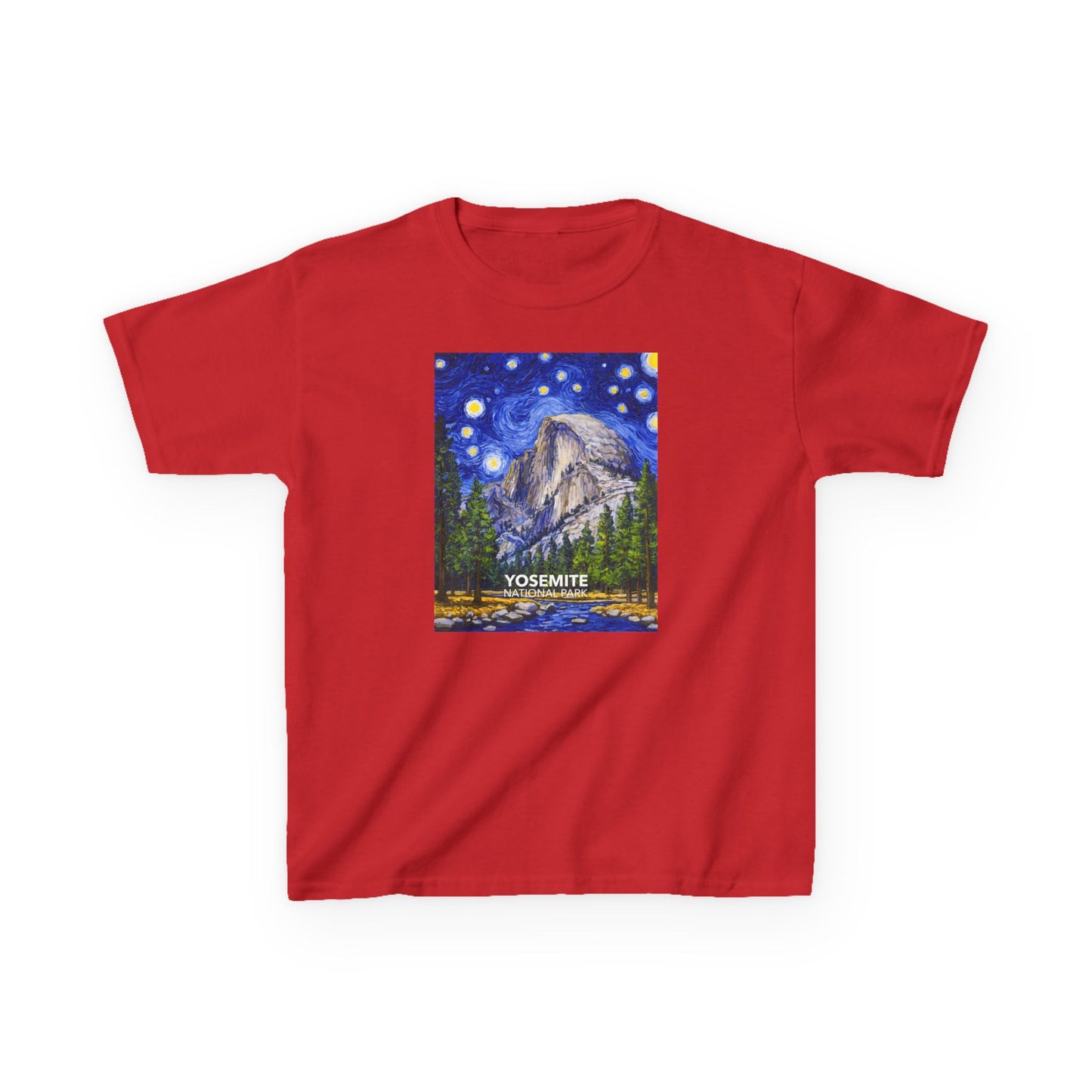 Yosemite National Park Child T-Shirt - The Starry Night
