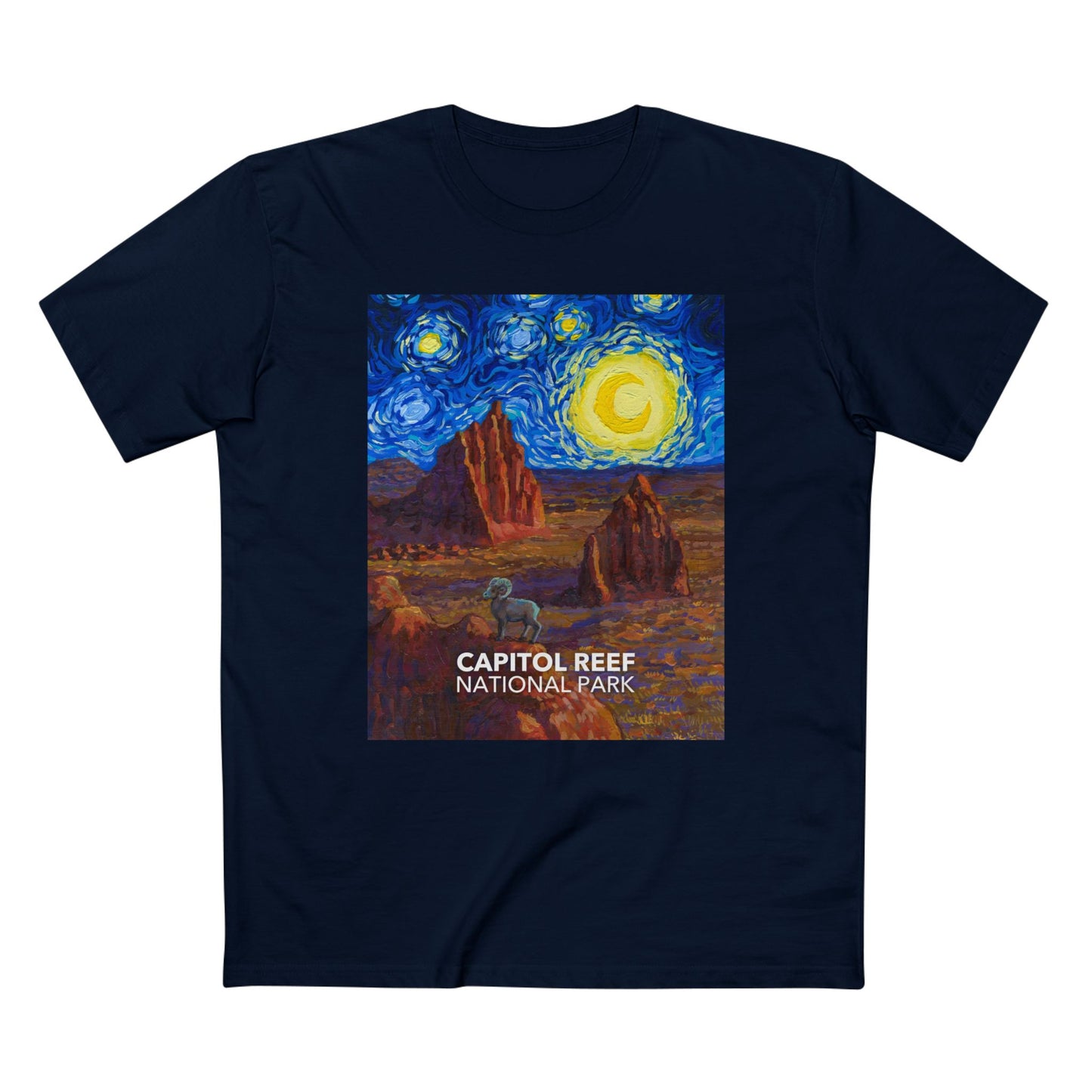 Capitol Reef National Park T-Shirt - The Starry Night