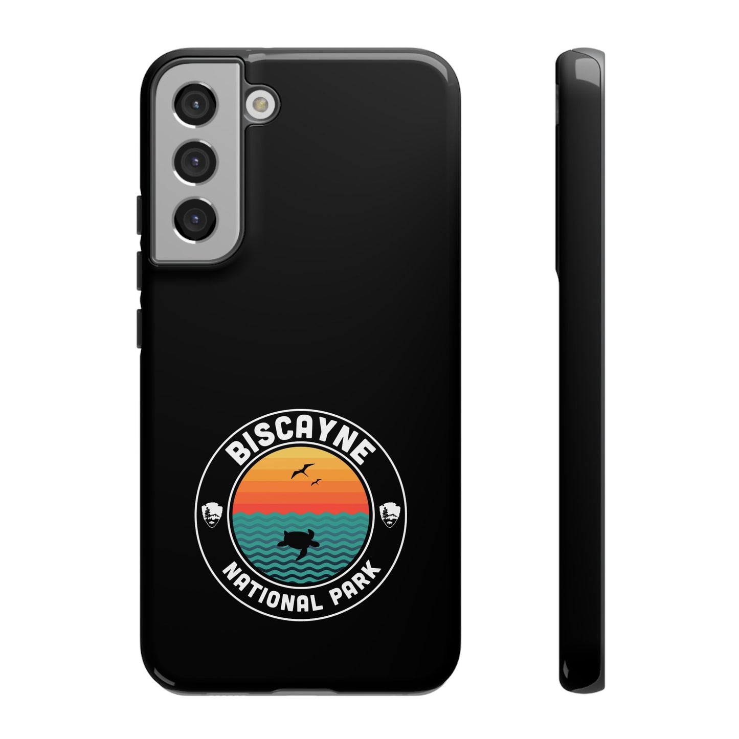Biscayne National Park Phone Case - Round Emblem Design