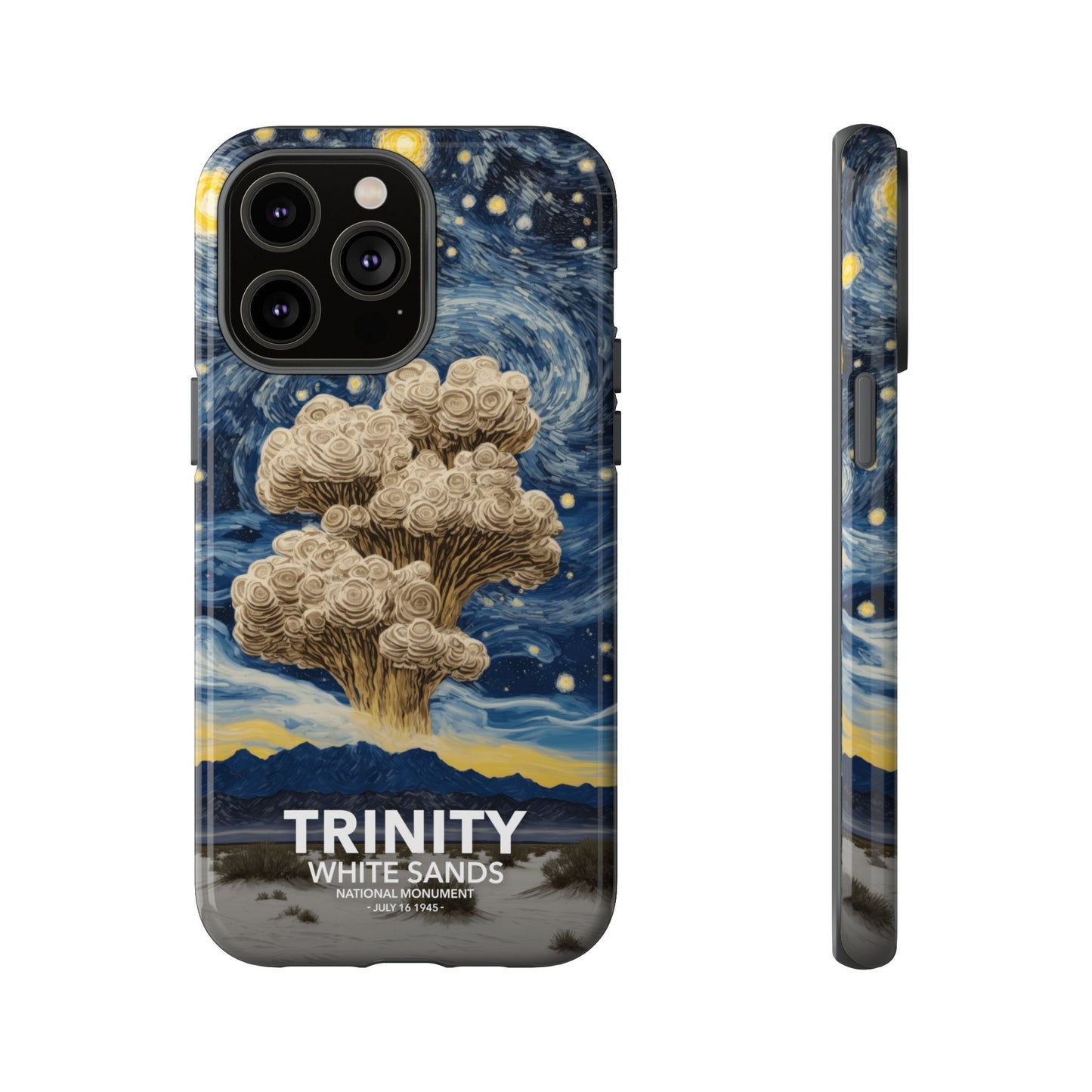 White Sands National Park Phone Case - Starry Night Trinity Test