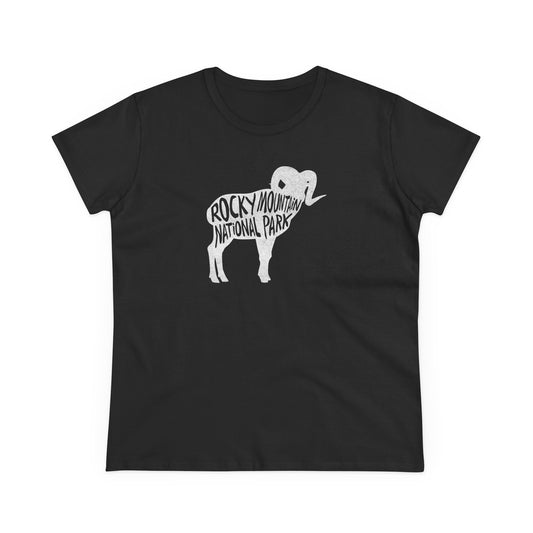Rocky Mountain National Park Women's T-Shirt - Bighorn Sheep