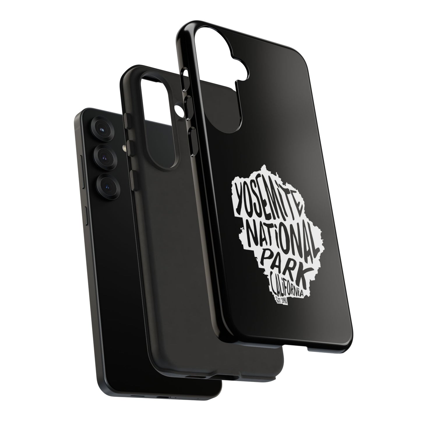 Yosemite National Park Phone Case - Map Design