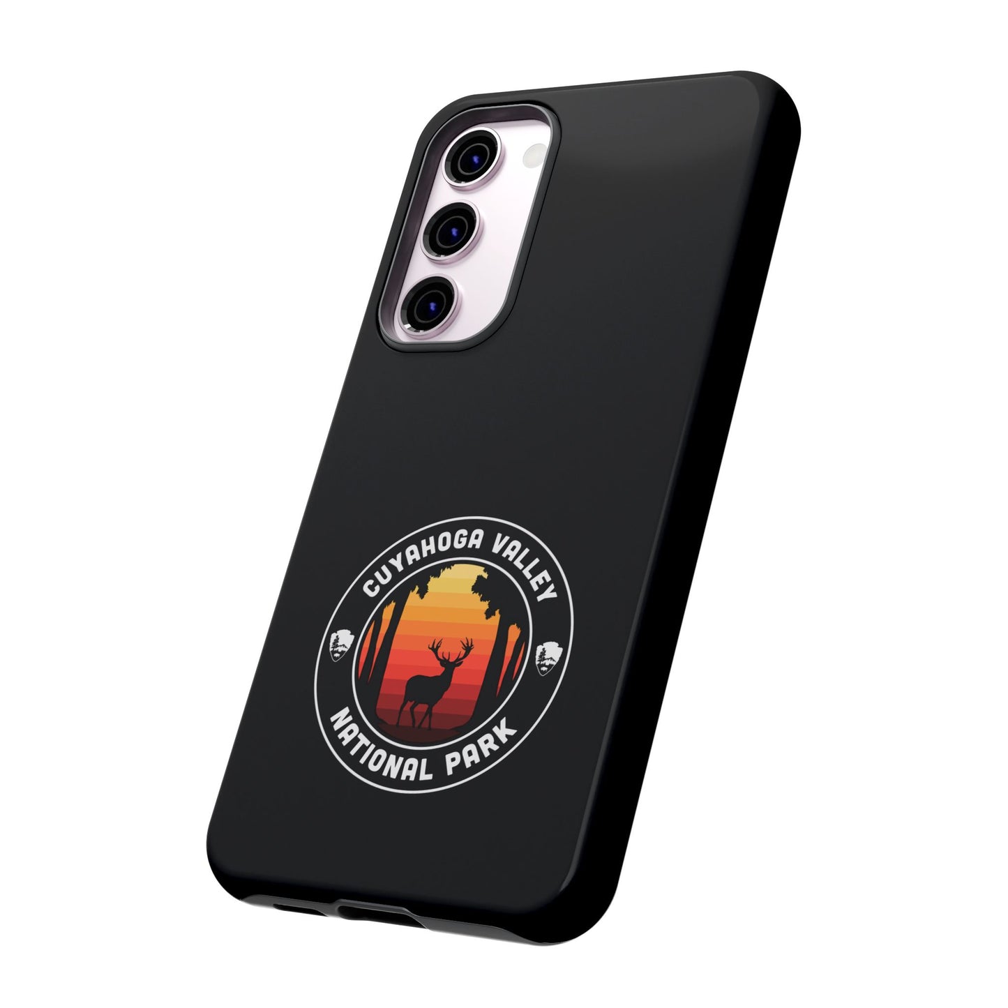 Cuyahoga Valley National Park Phone Case - Round Emblem Design