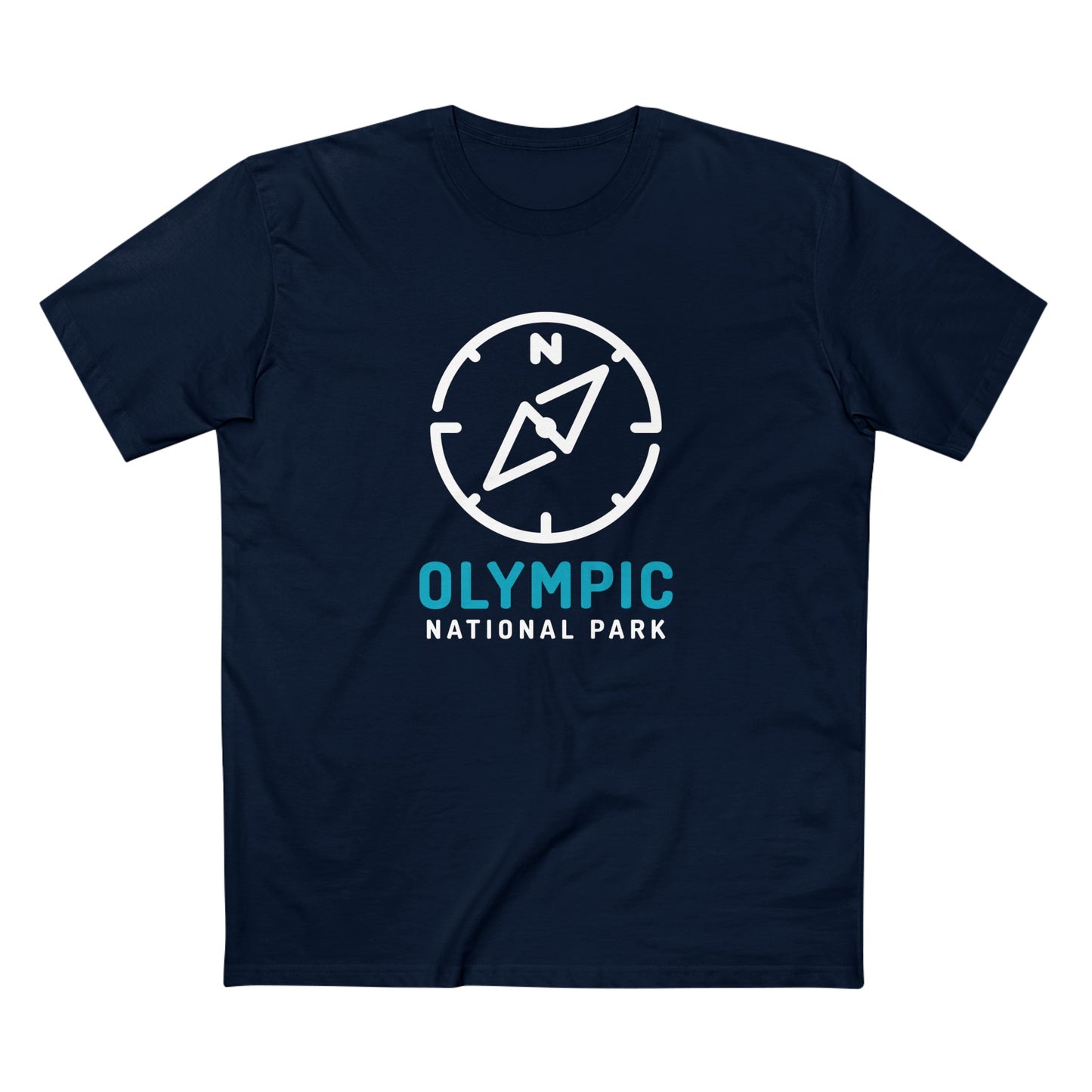 Olympic National Park T-Shirt Compass Design