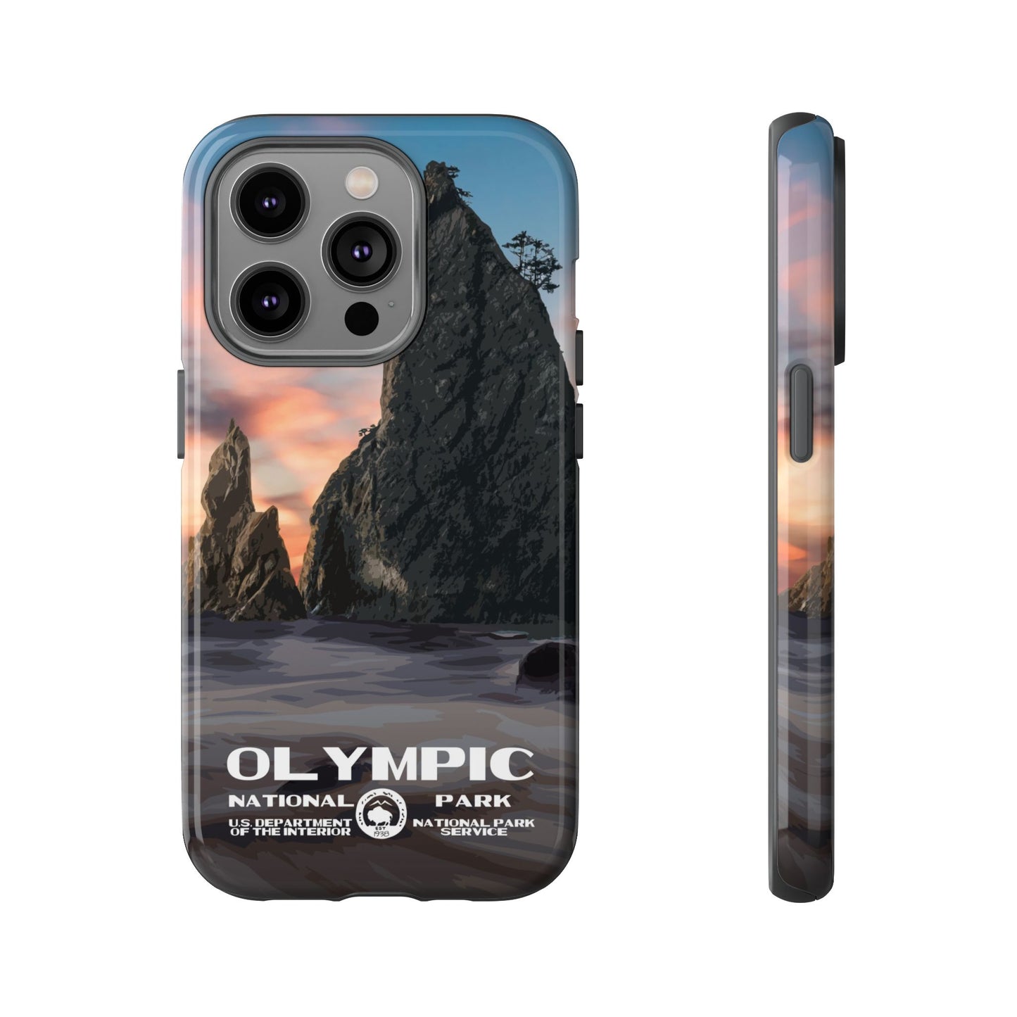 Olympic National Park Phone Case - WPA Style