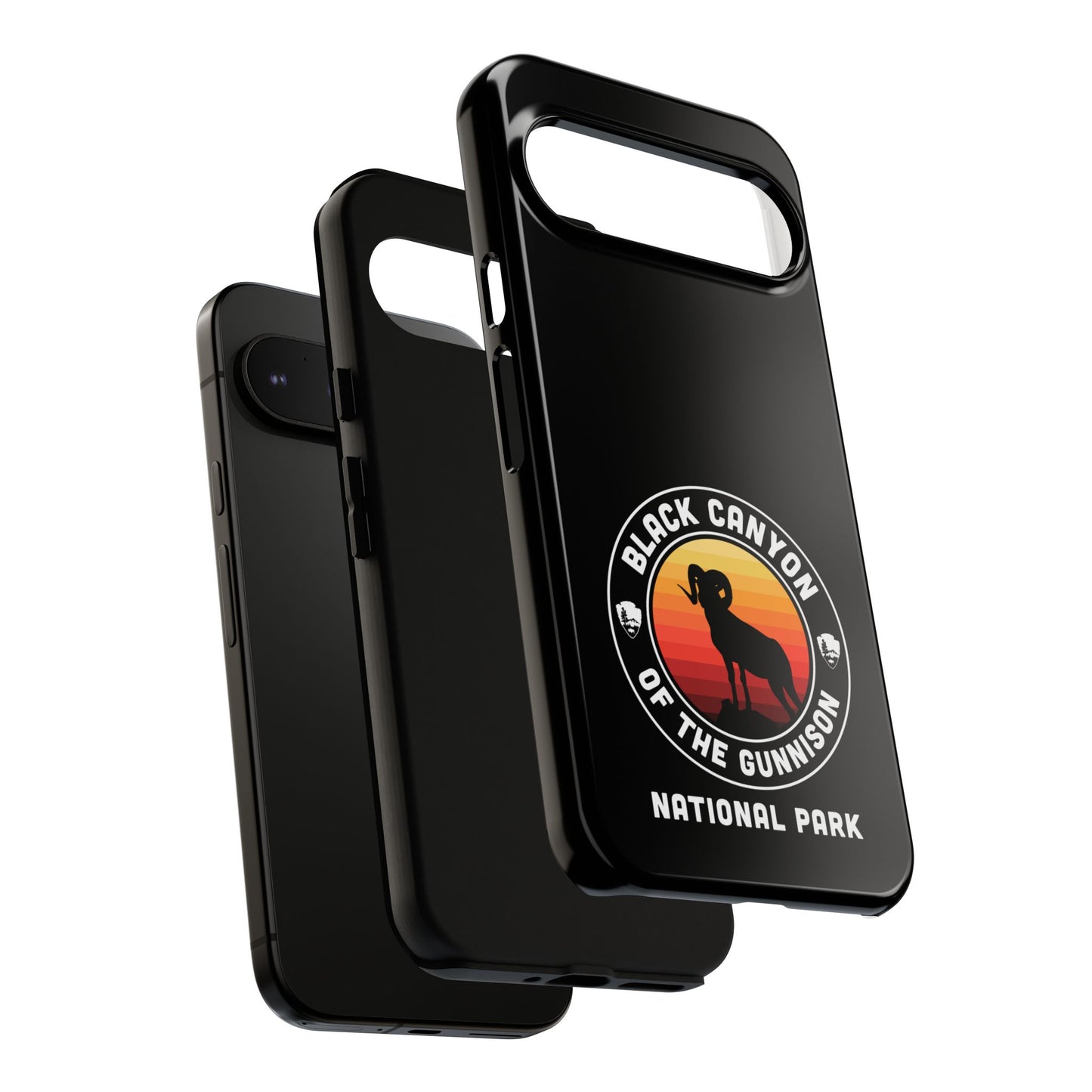Black Canyon of the Gunnison National Park Phone Case - Round Emblem Design