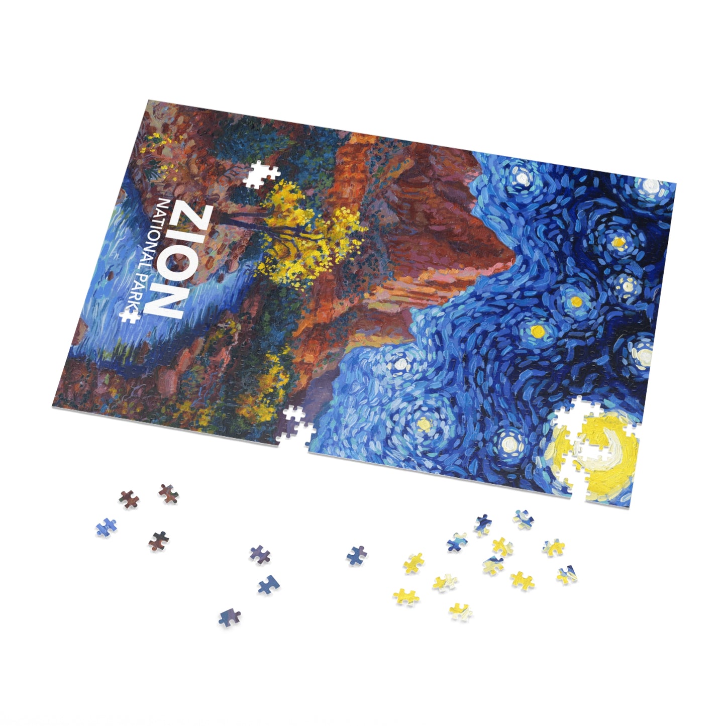 Zion National Park Jigsaw Puzzle - The Starry Night