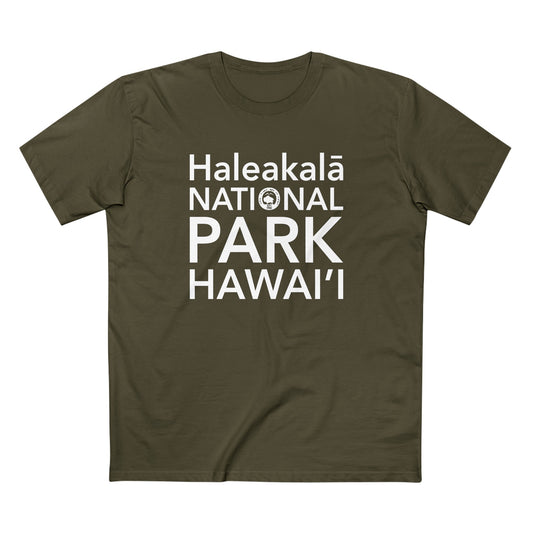 HaleakalΔ National Park T-Shirt Block Text