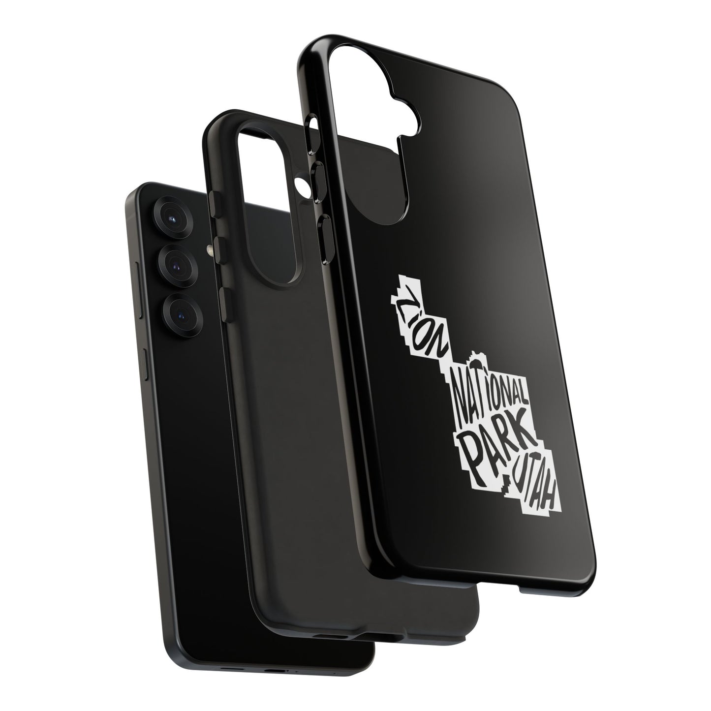 Zion National Park Phone Case - Map Design