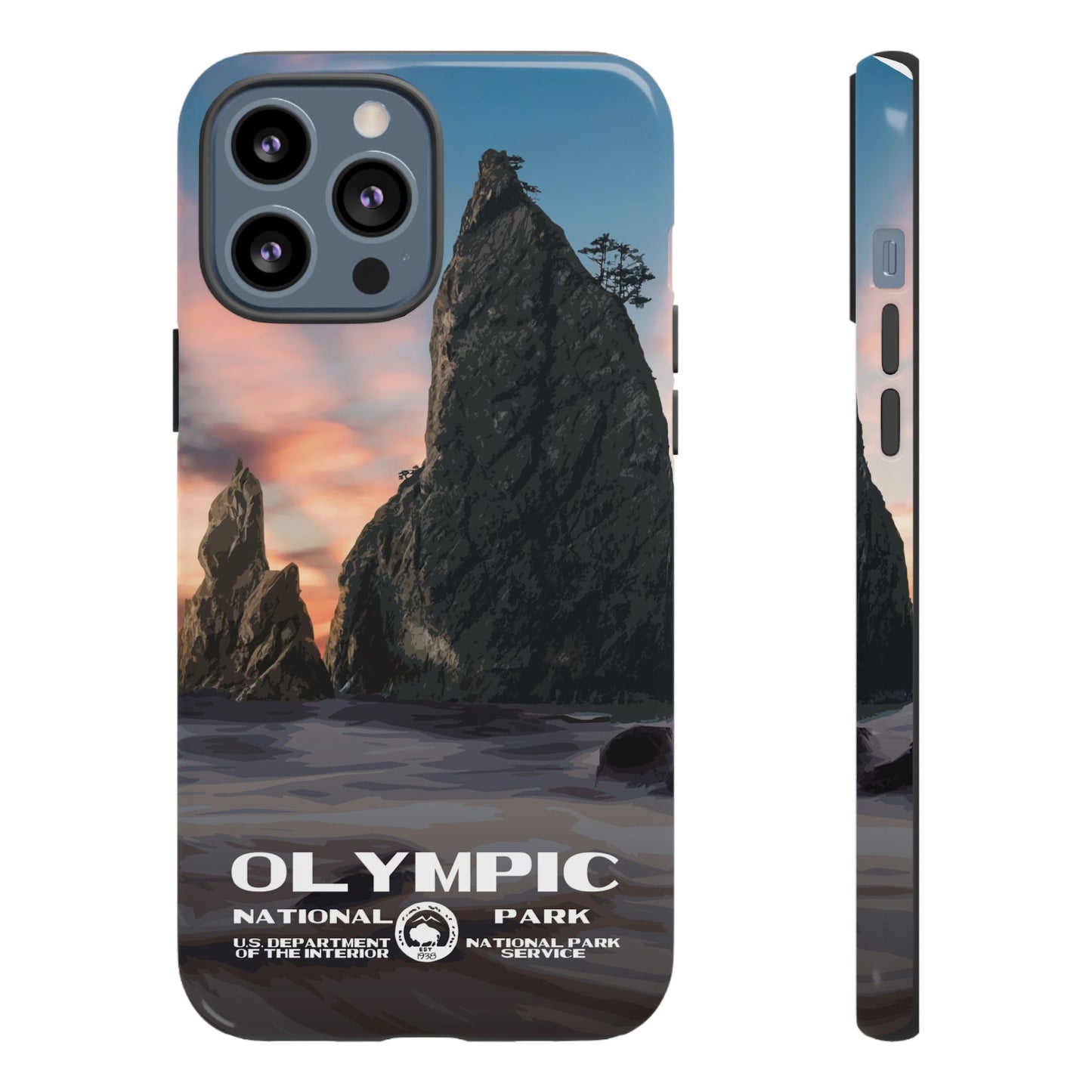Olympic National Park Phone Case - WPA Style
